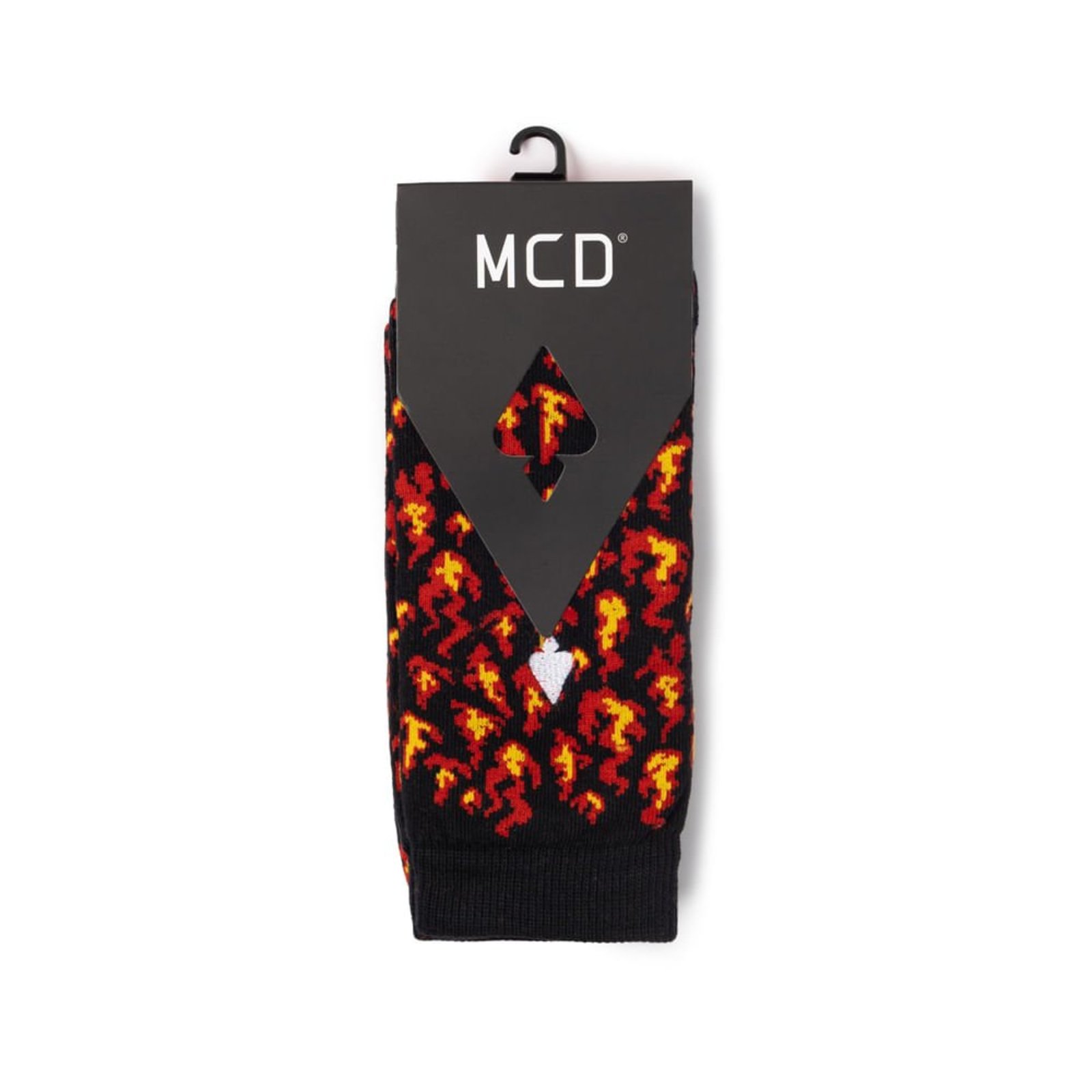 Meia Mcd Fogo PRETO
