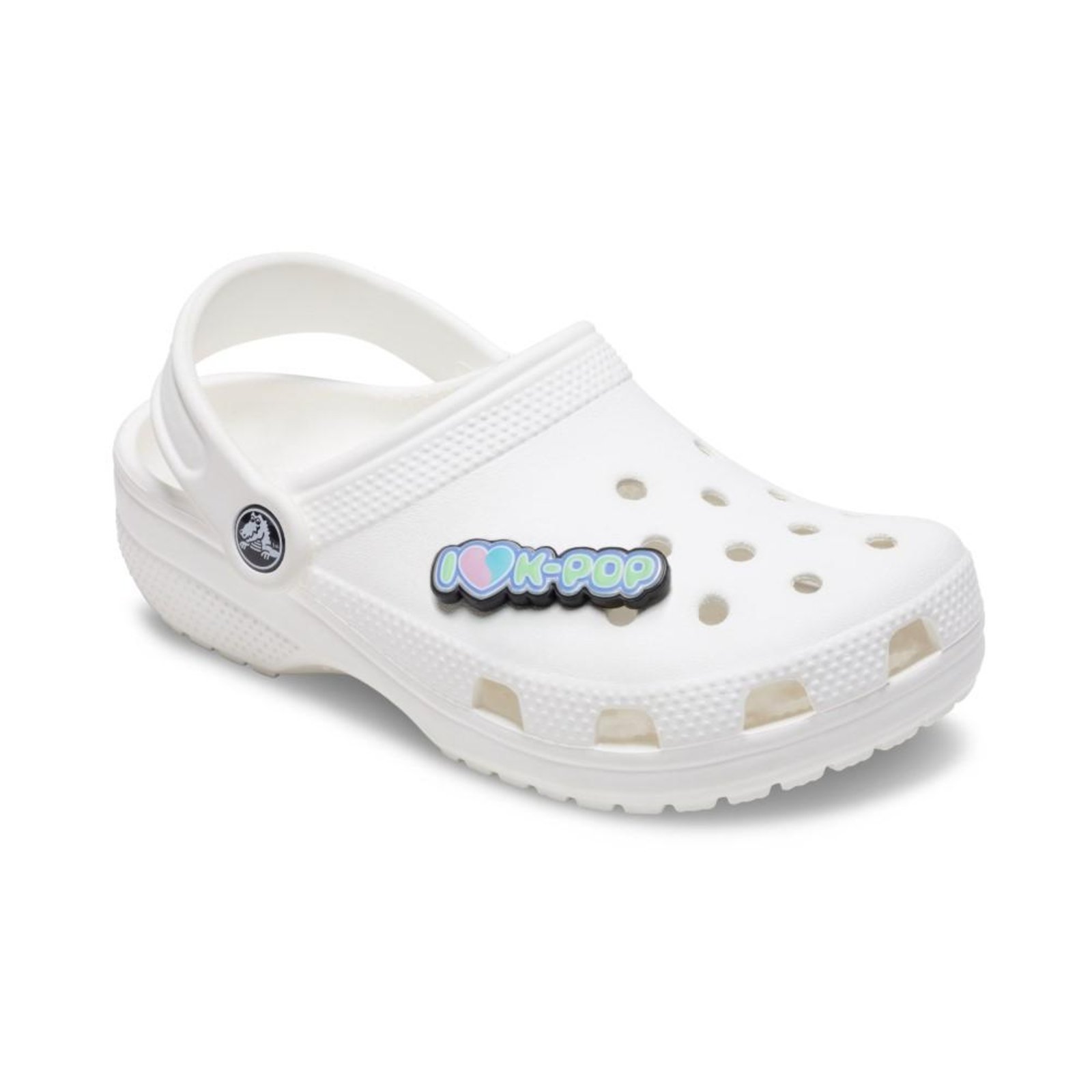 Vista 3 Infantil - Jibbitz™ I Love K-Pop Crocs branco