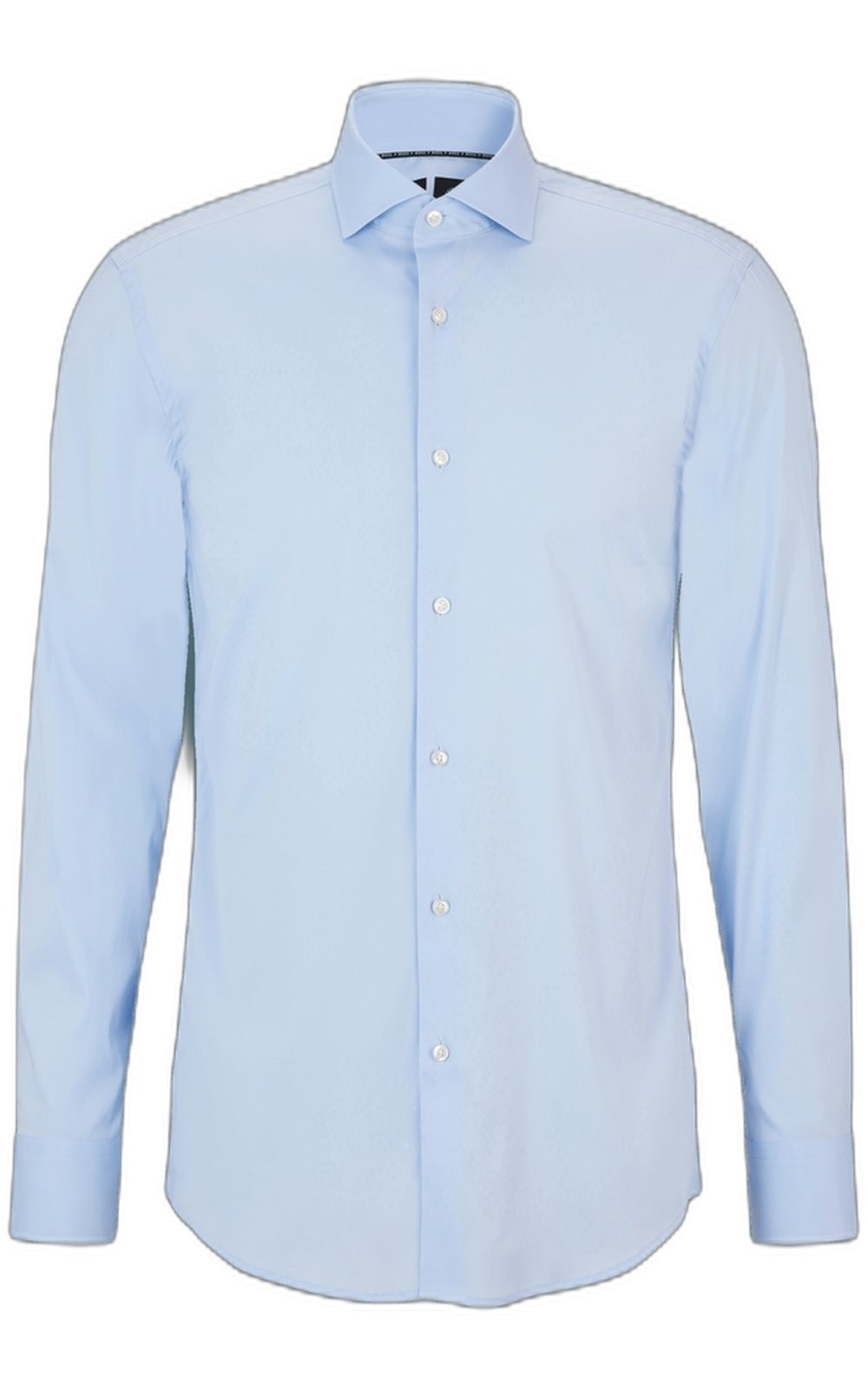Camisa Slim Fit Em Popeline De Algodão Easy Iron