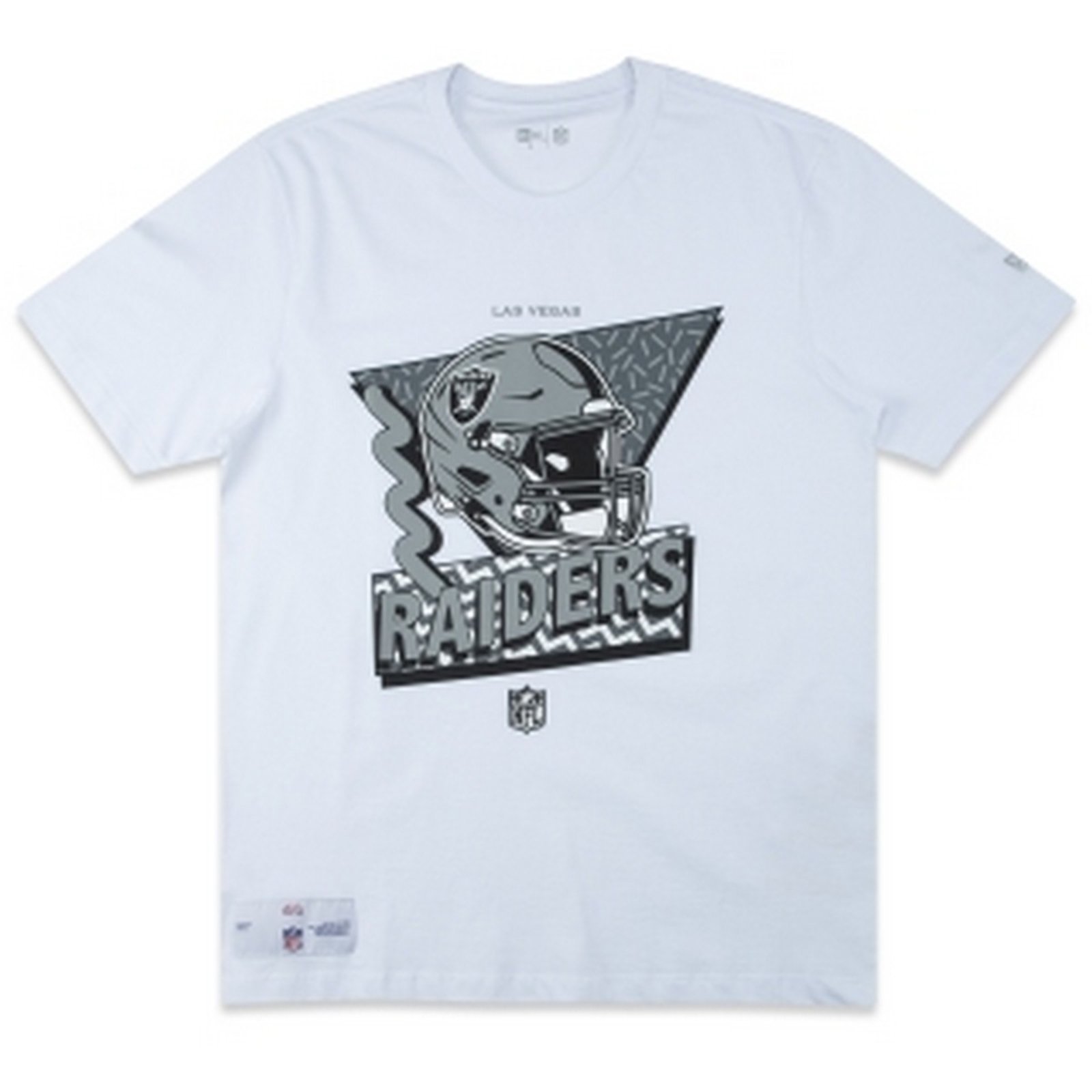 Camiseta New Era Regular Las Vegas Raiders Branco