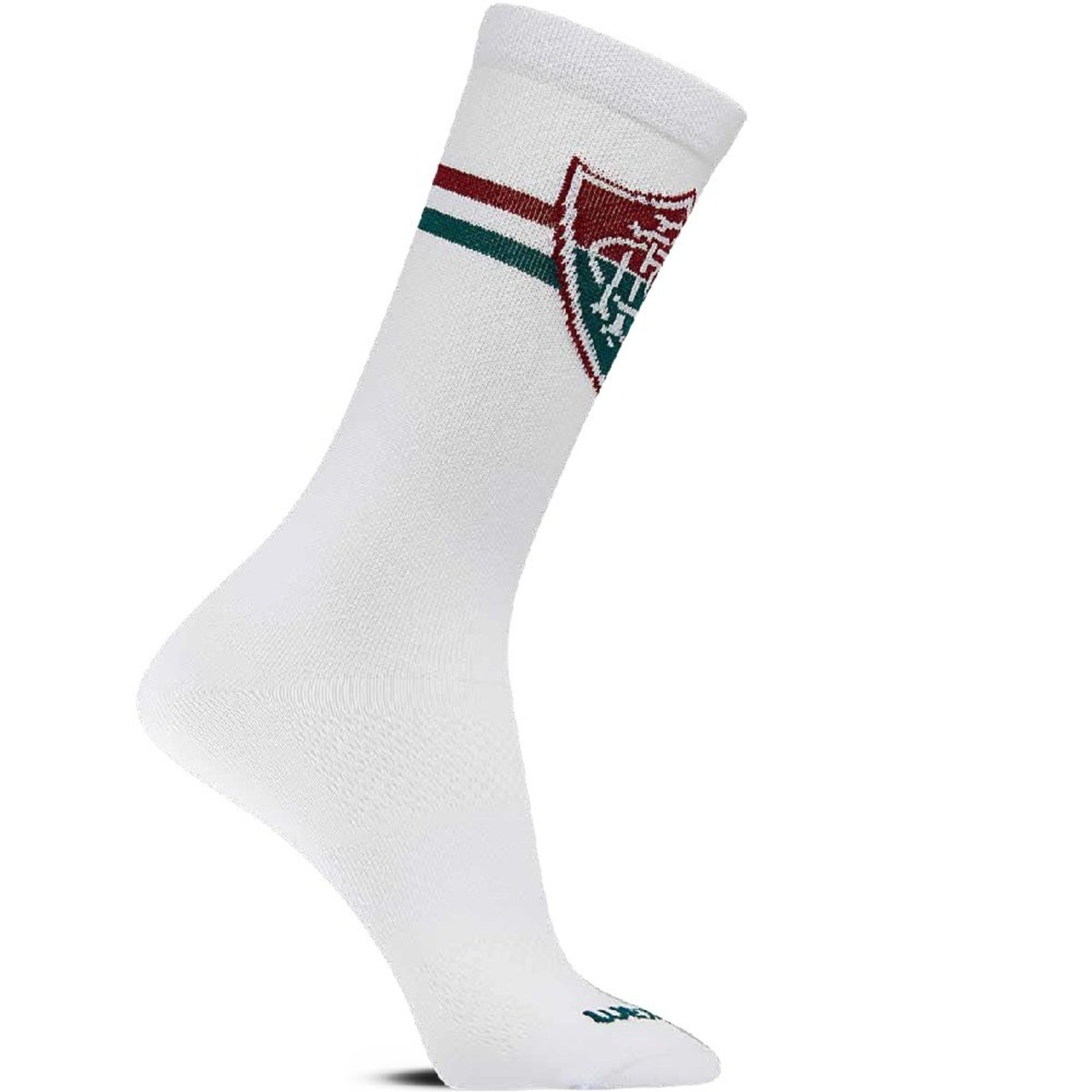Meia Rikam Performance Maaculina Cano Médio Fluminense - Branco