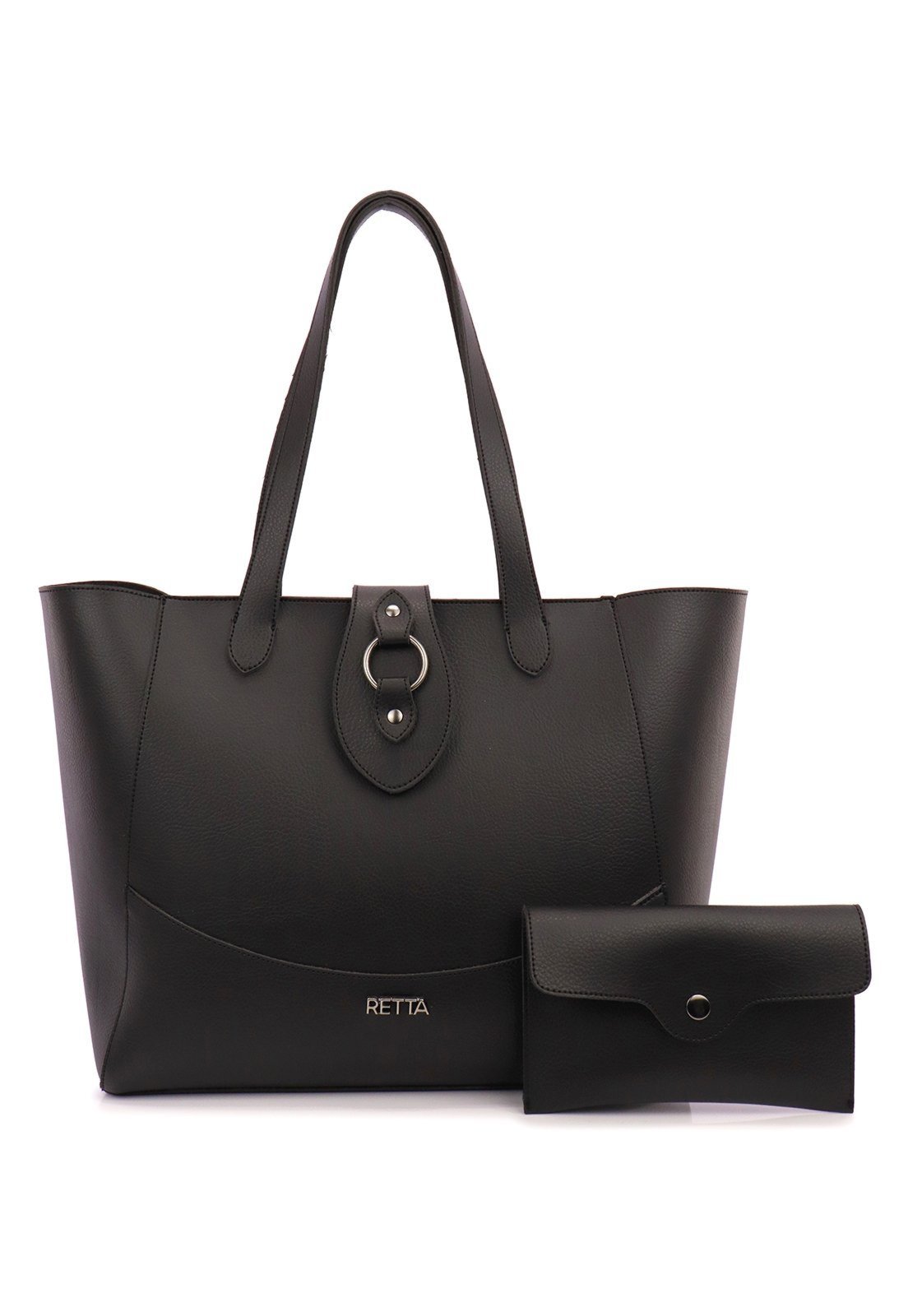 Bolsa Sacola Feminina Grande Elegante Com Carteira