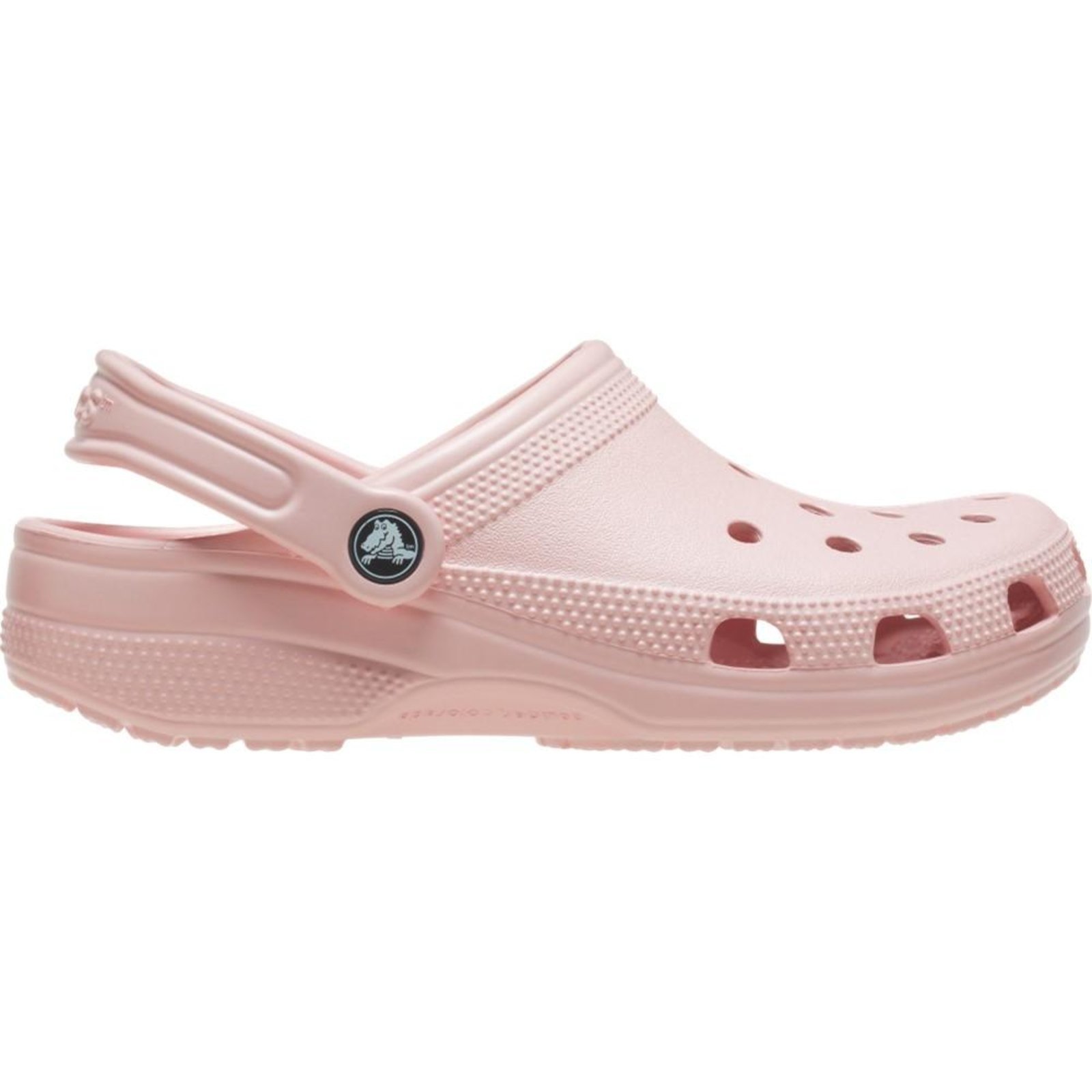 Sandália crocs classic quartz Bege