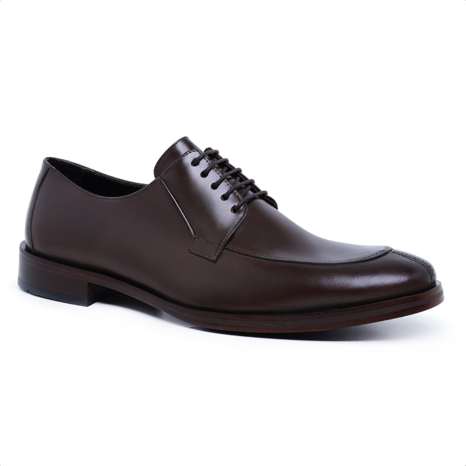 Sapato Masculino Social Derby Malbork em Couro Sola Couro 60501M