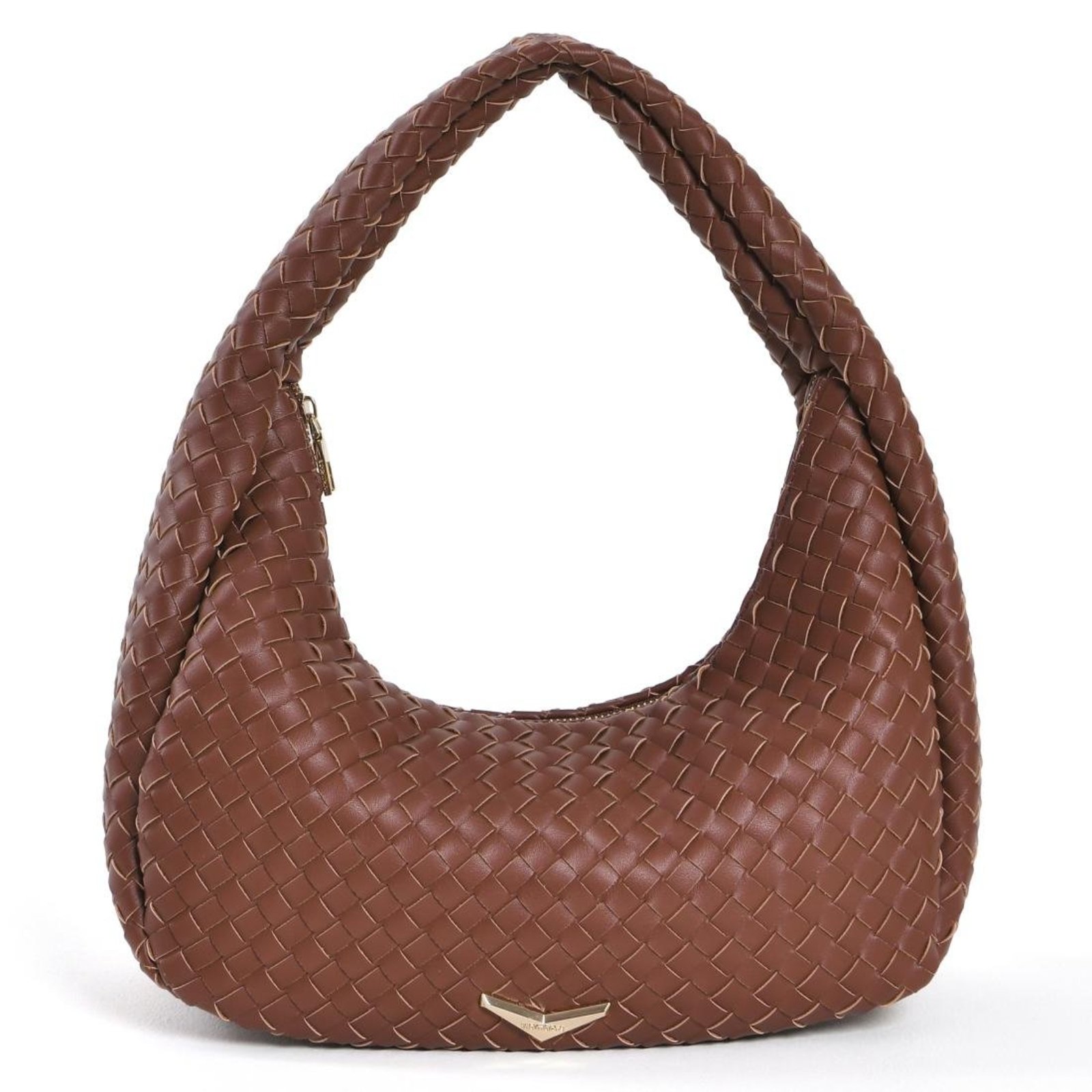 Bolsa Boho Via Marte Tramada Feminina Marrom