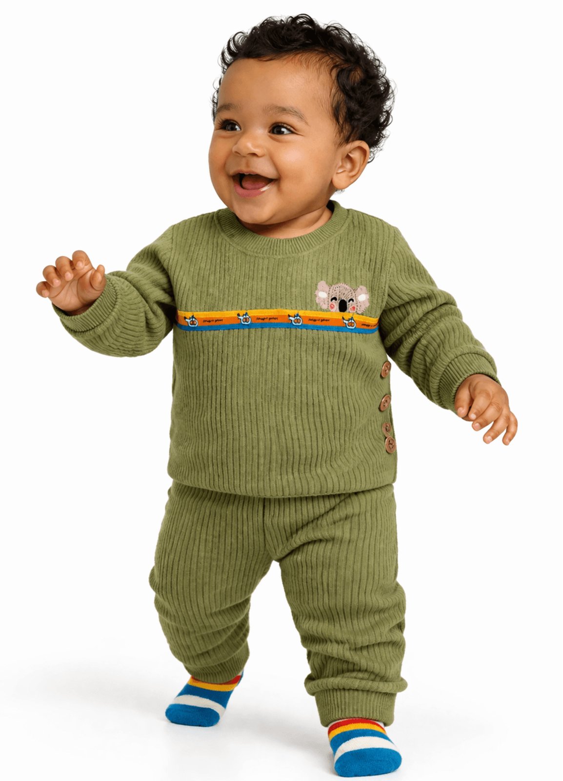 Infantil - Conjunto Menino Patrulha Aérea Alphabeto Verde