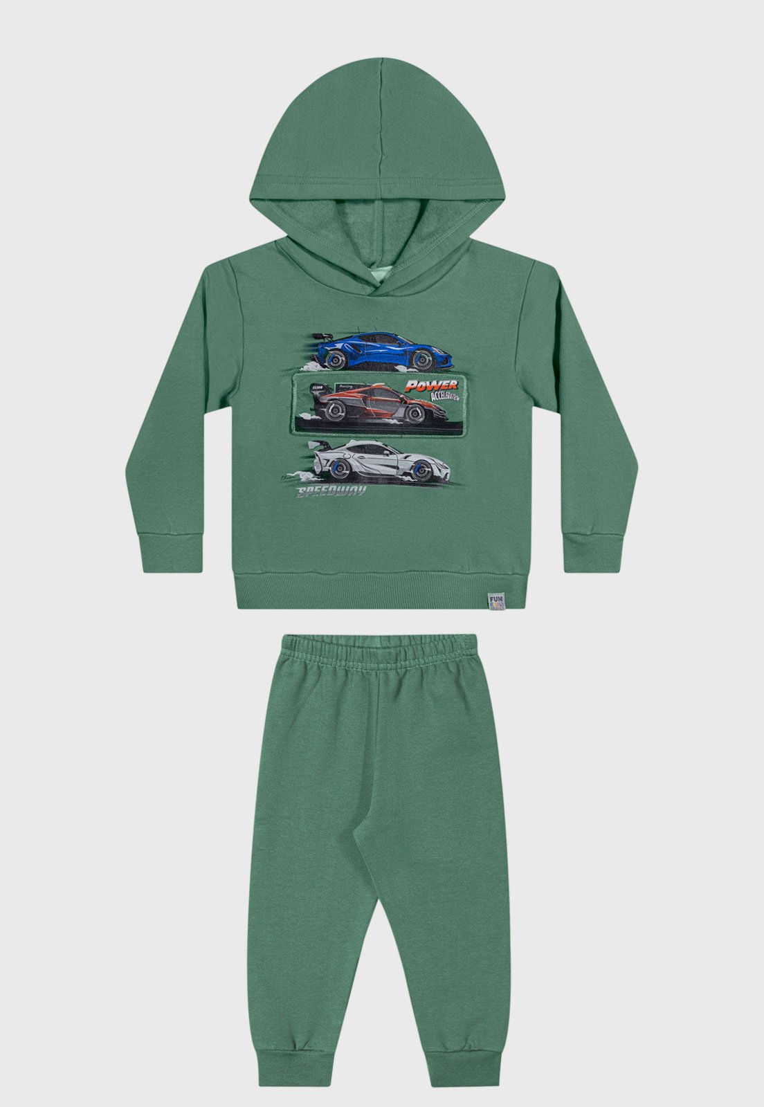 Infantil - Conjunto Elian Carros Verde