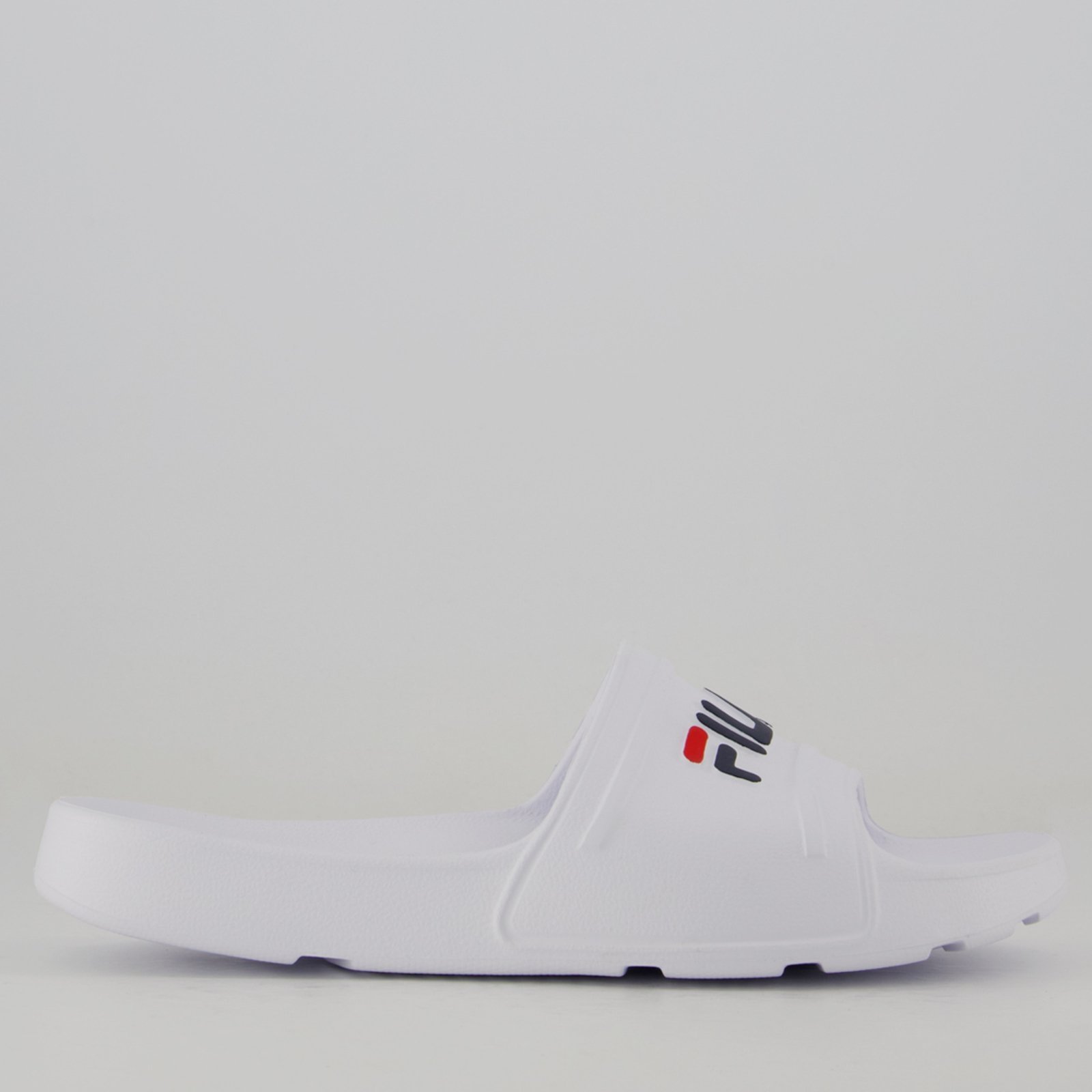 Vista 3 Chinelo Fila Sleek Slide Feminino e Marinho branco Fila branco