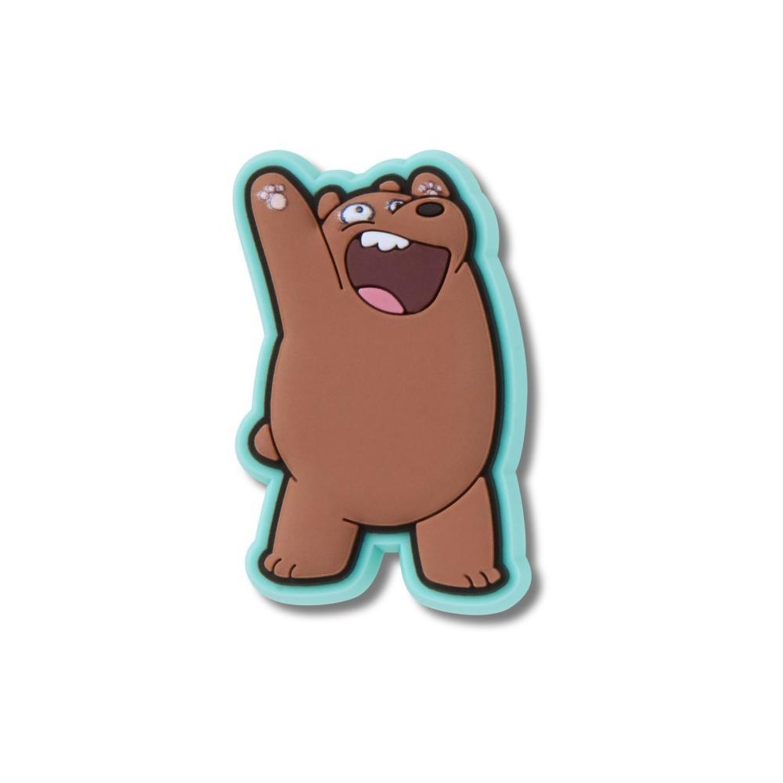 Vista 2 Infantil - Jibbitz™ We Bare Bears Grizzly Crocs branco