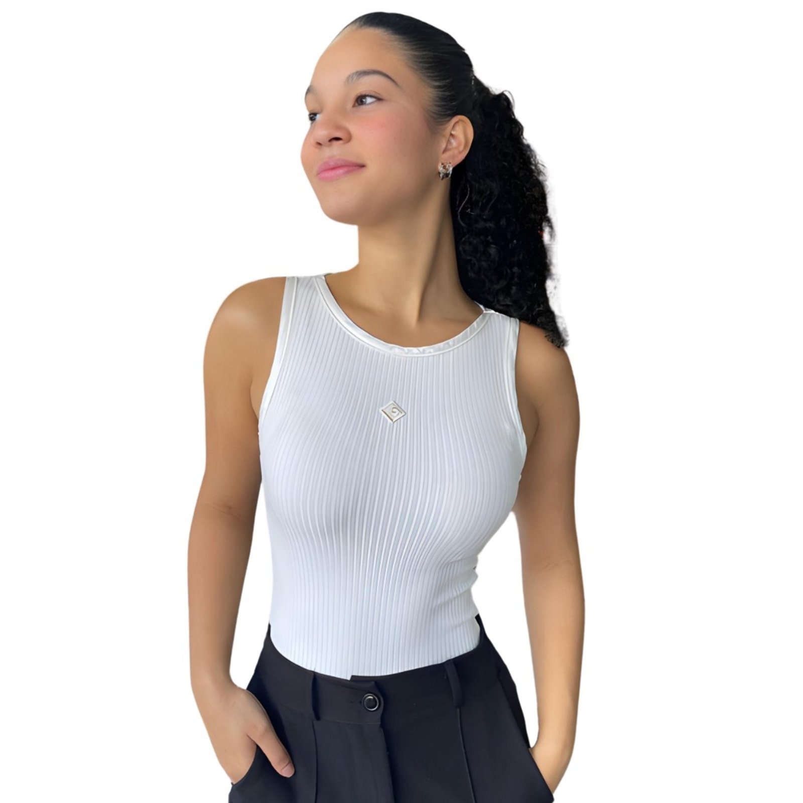 Blusa Regata Canelada Forum