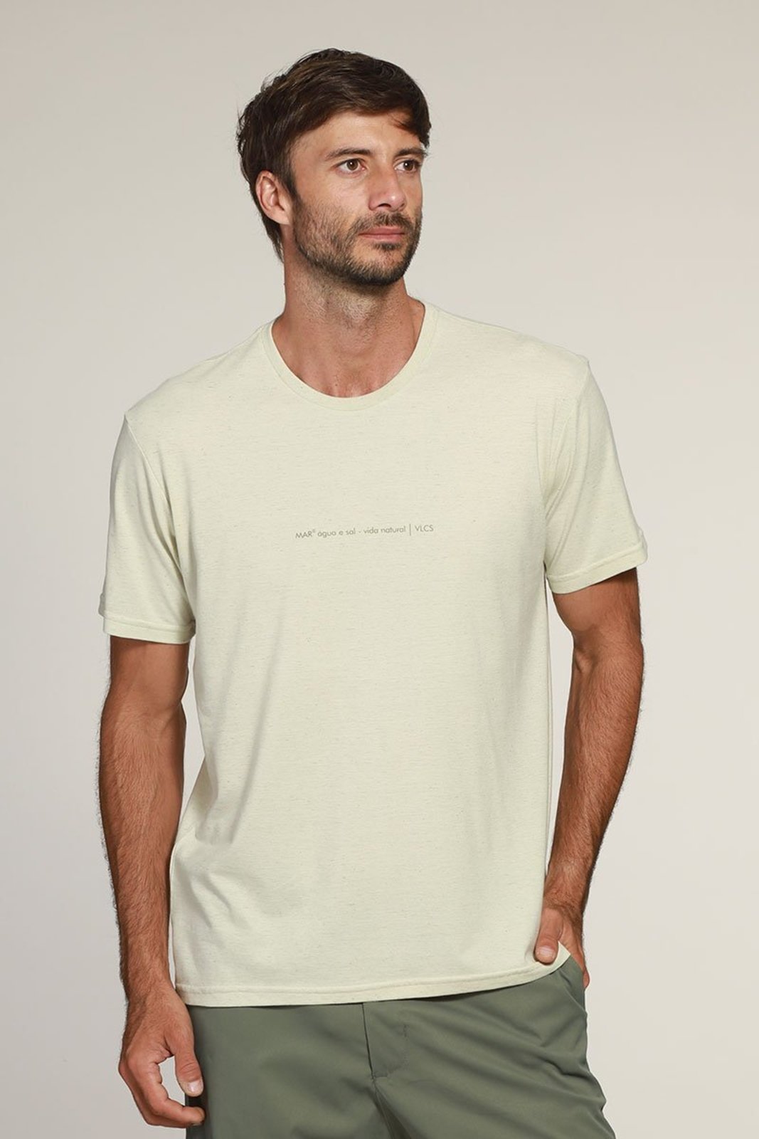 Camiseta Masculina Manga Curta Renova Verde VLCS