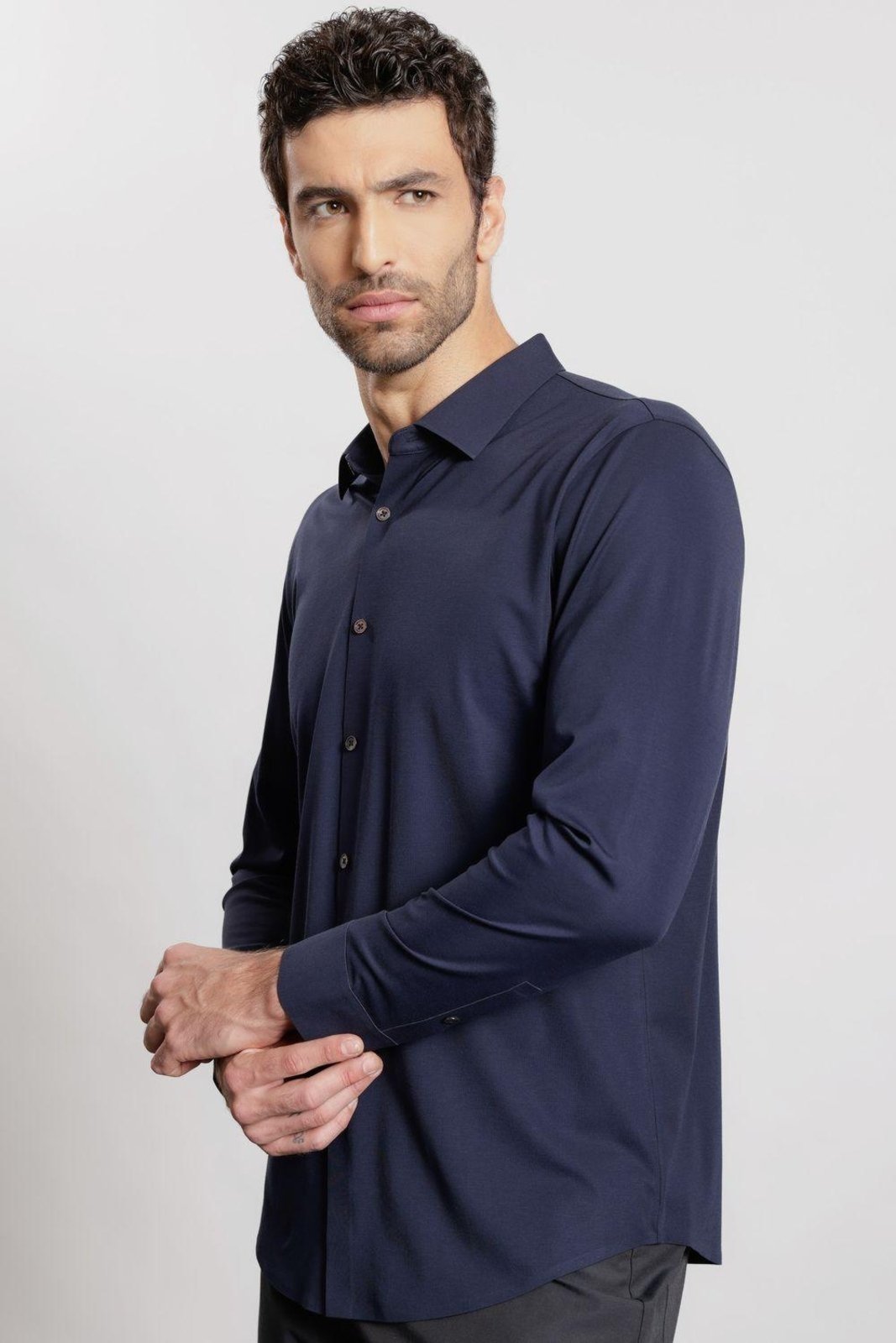Camisa Urban Manga Longa Bonded Toque de Seda