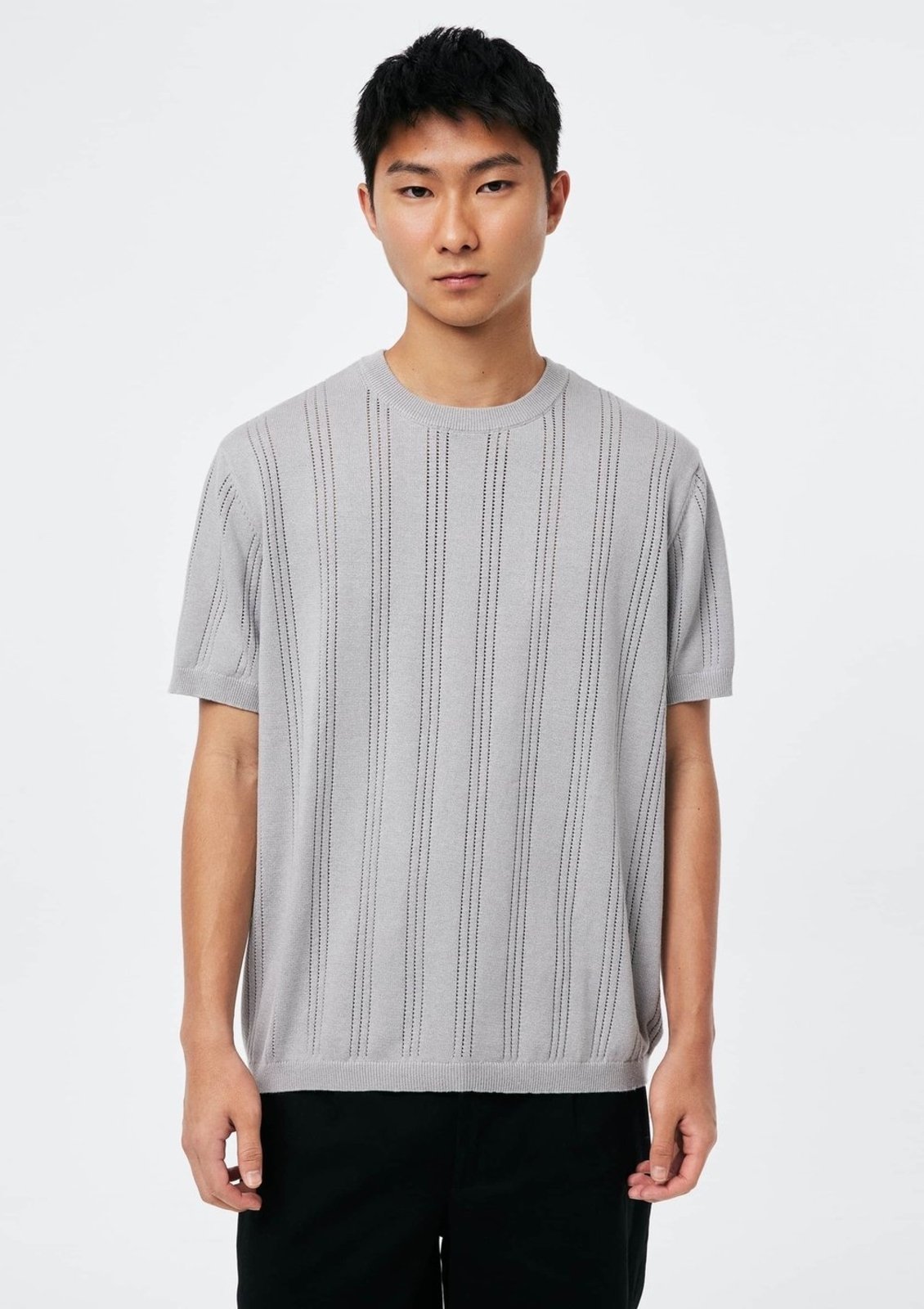 Camiseta Masculina Em Tricô Texturizado Hering