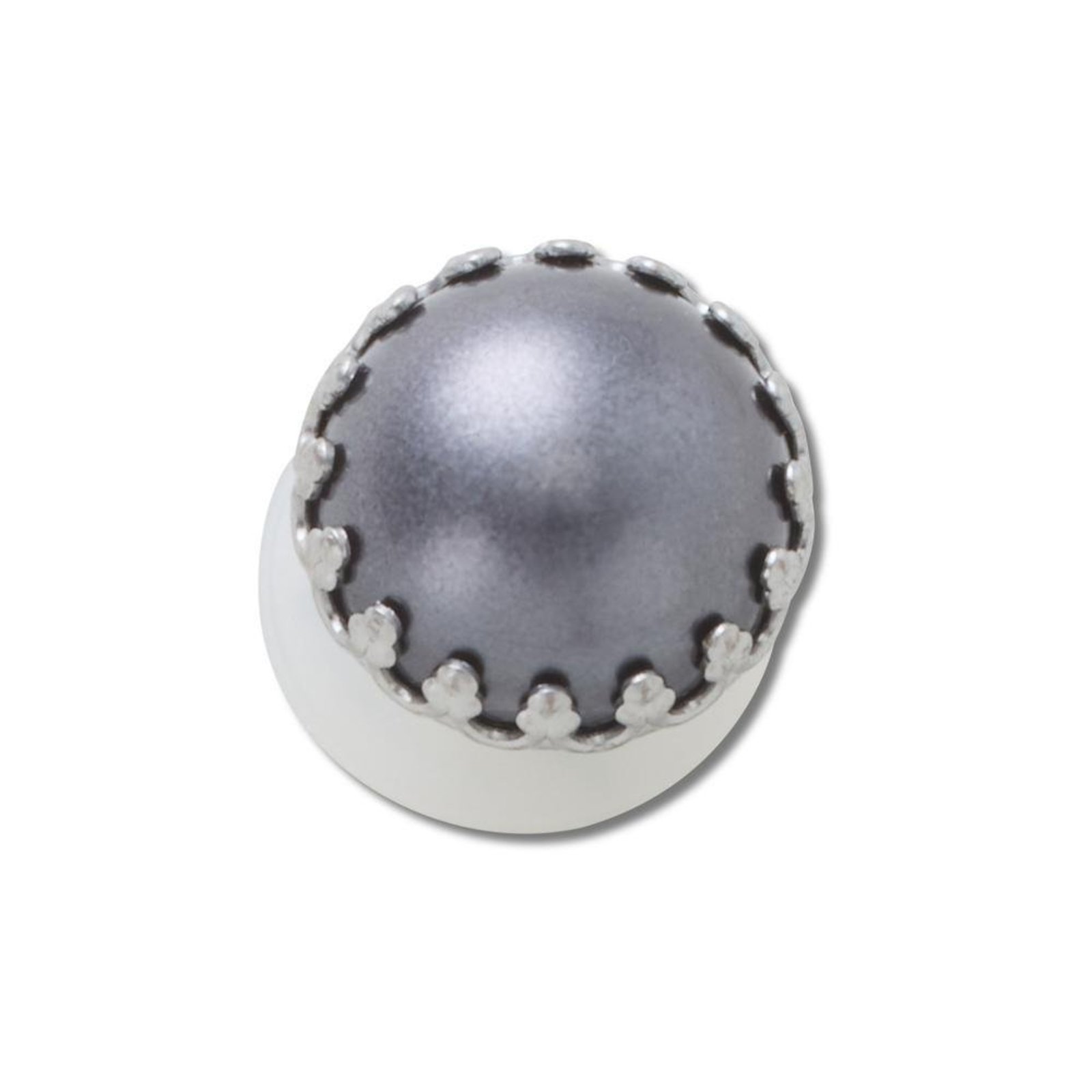Infantil - Jibbitz™ Pérola Escura Único Branco