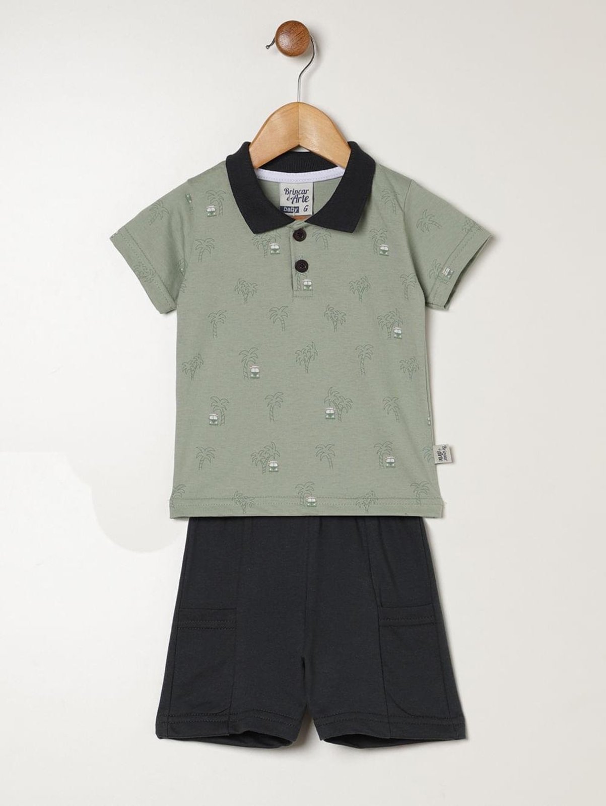 Infantil - Conjunto Curto Para - VERDE
