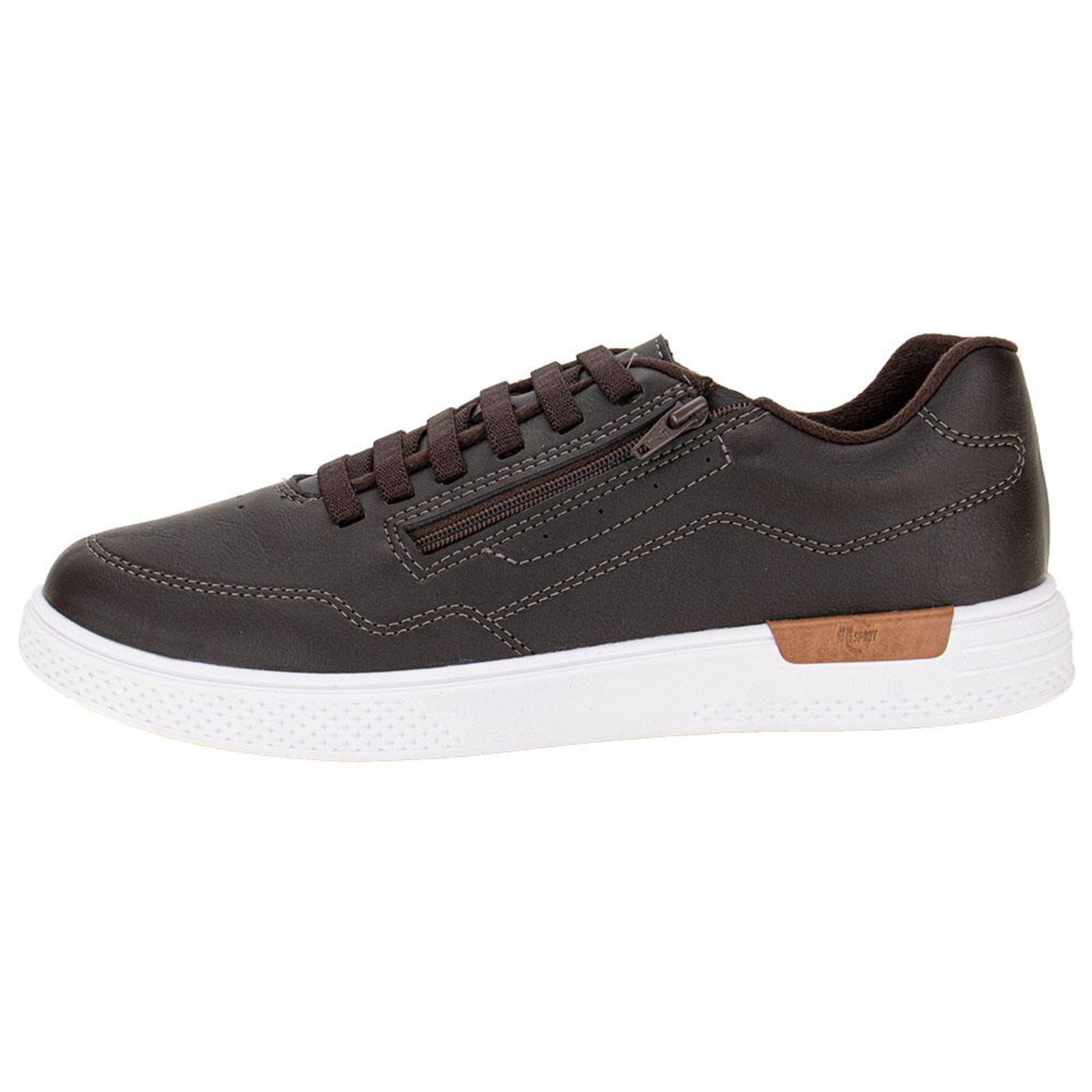 Vista 3 Sapatênis Masculino Brsport 2270111 B0442700 BR SPORTS café BR SPORTS café