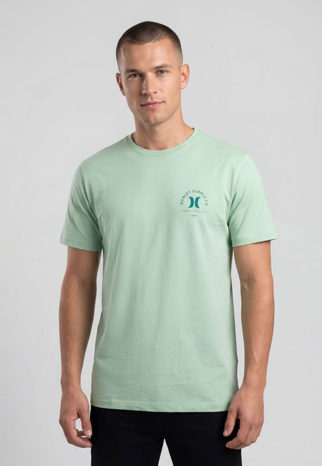 Camiseta Masculina Hurley Silk Ula Ula Verde