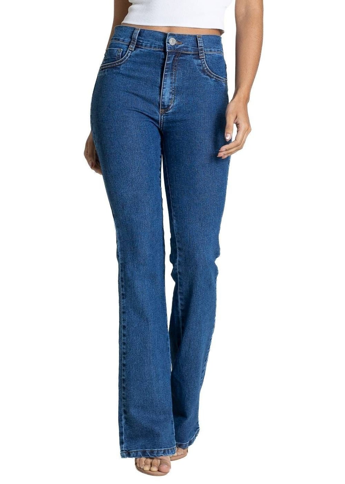 Calça Jeans Sawary Boot Cut - 283643 - Azul - Sawary