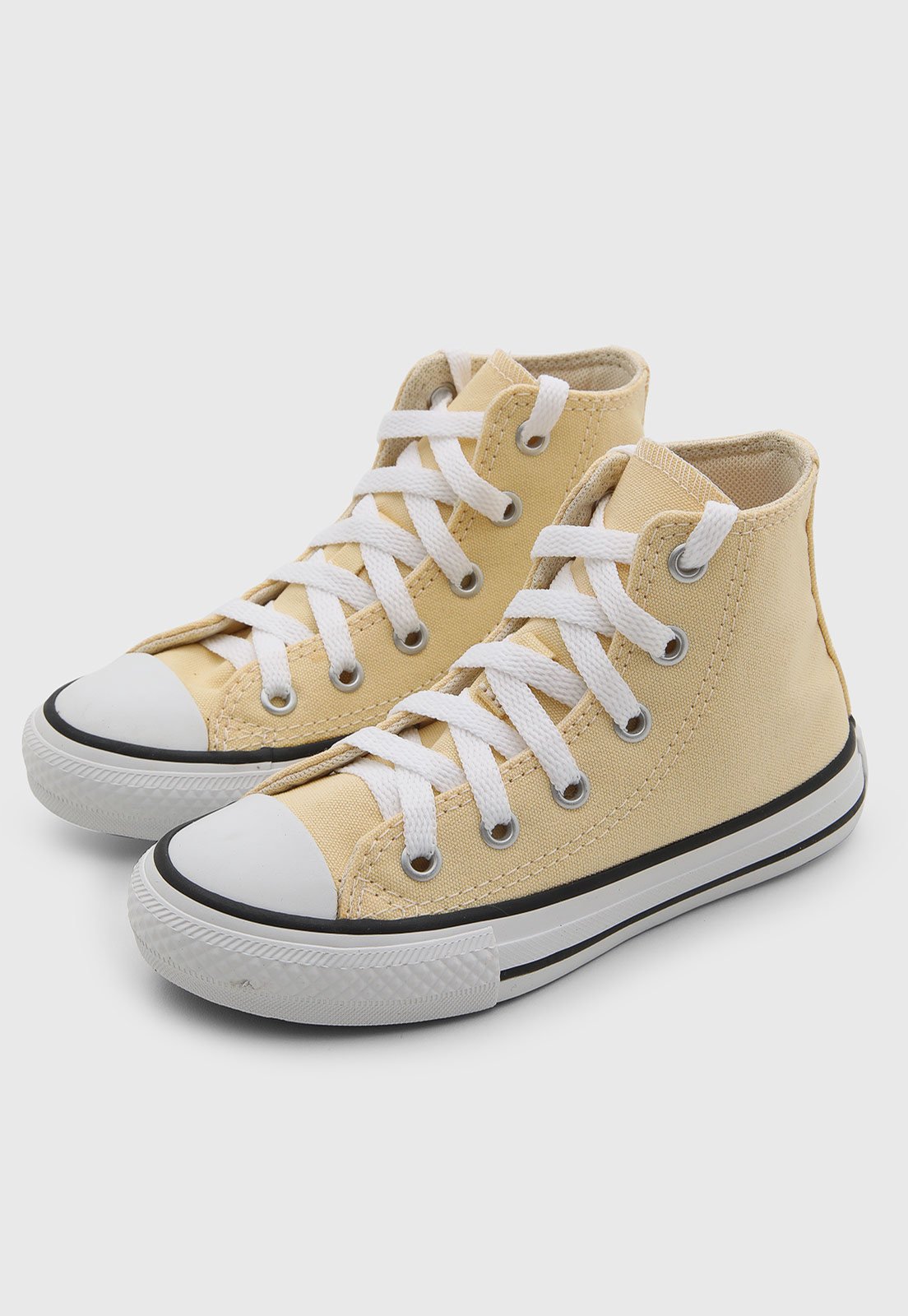 Infantil - Tênis Converse All Star Chuck Classic Cano Médio Amarelo