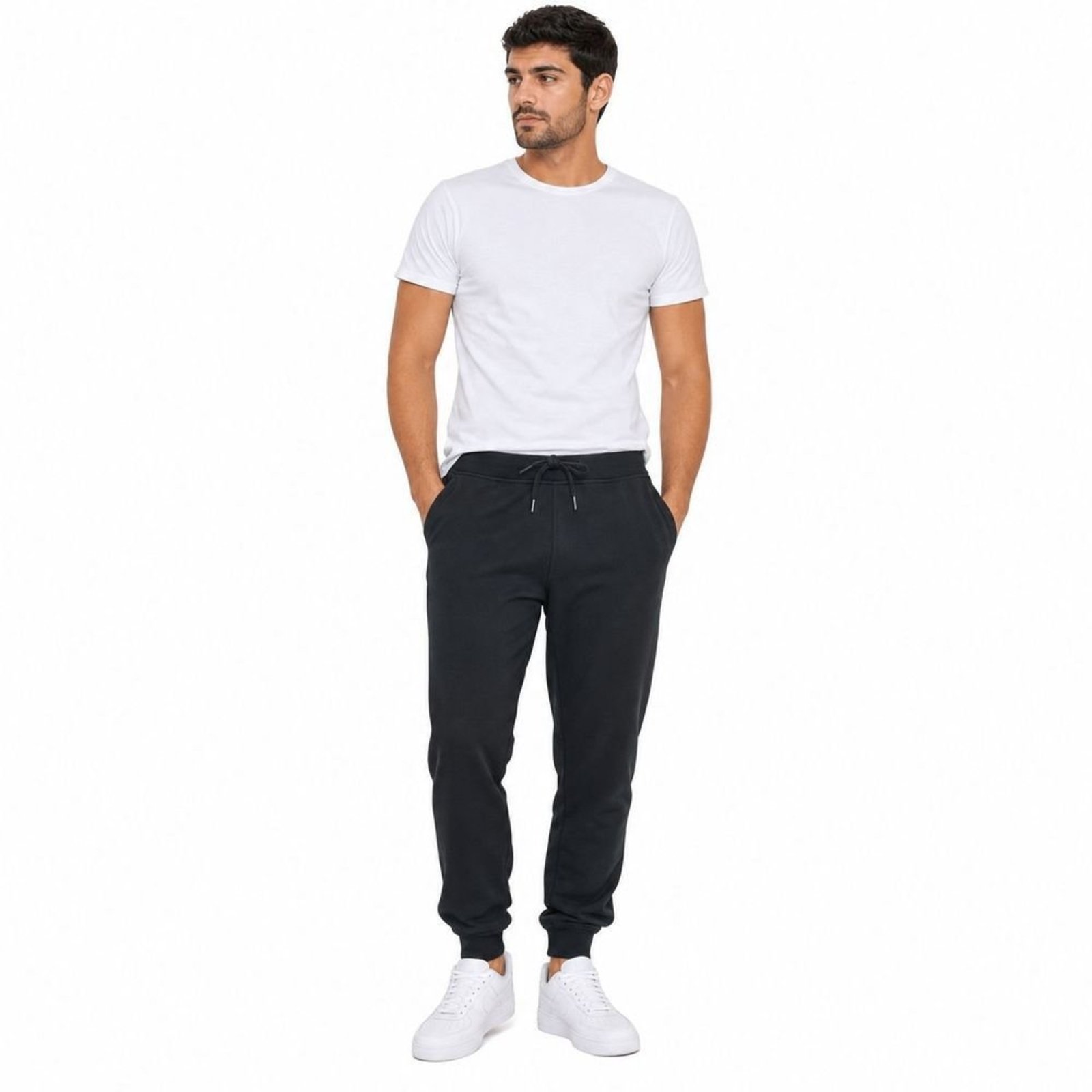 Calça Jogger Masculina Ogochi Helanca Preta 72470004 - Preto - Ogochi