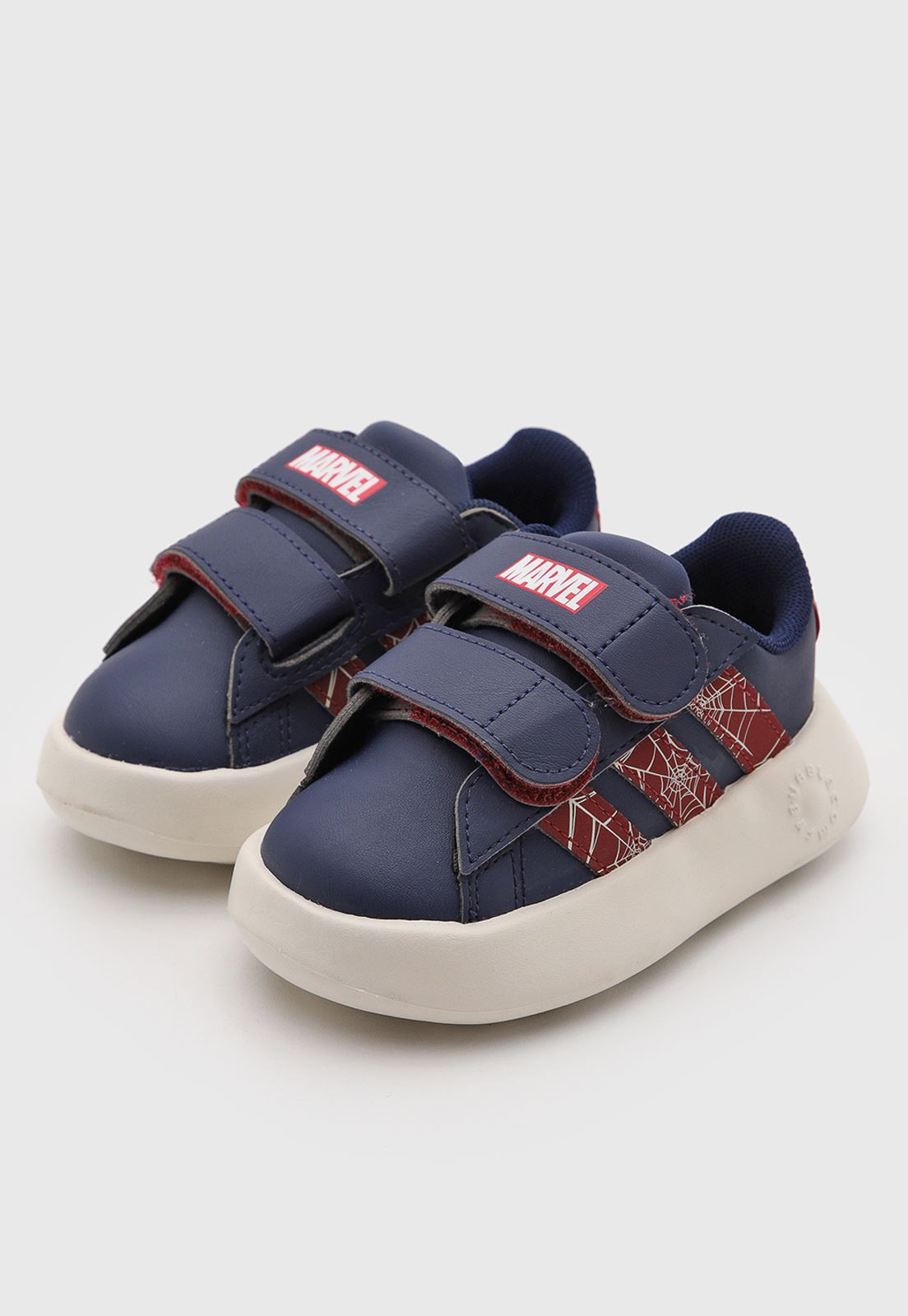 Infantil - Tênis adidas Sportswear Grand Court Homem Aranha Azul Marinho