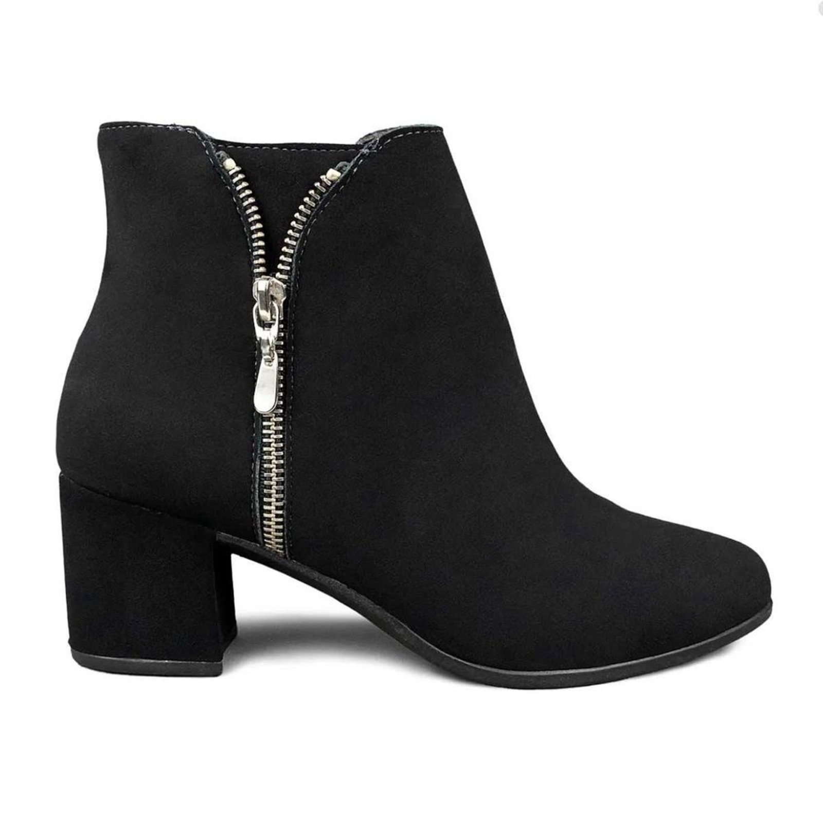 Bota Feminina Villa Rosa Cano Curto Salto Bloco