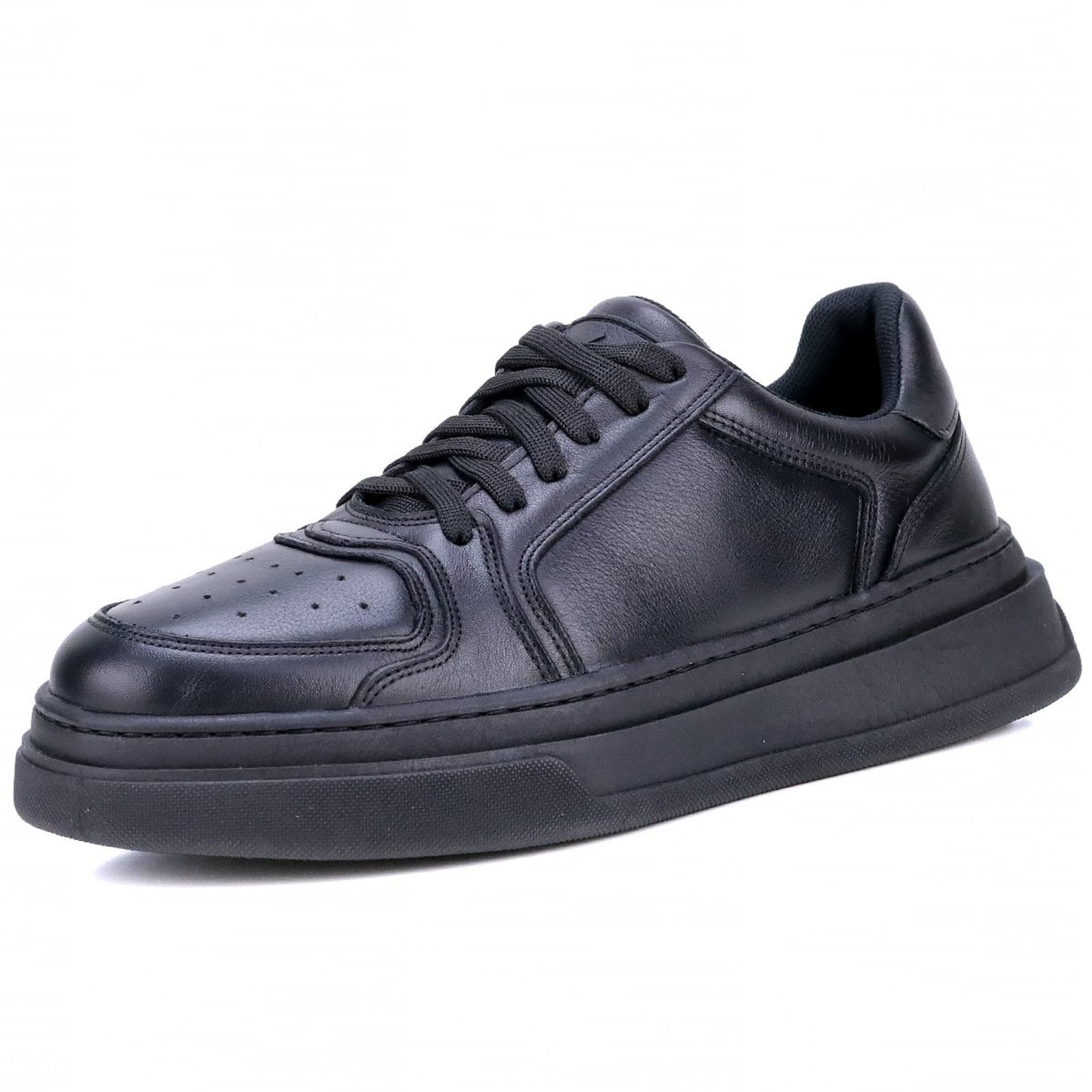 Tênis Casual Mr. gutt de couro Premium Conforto Preto