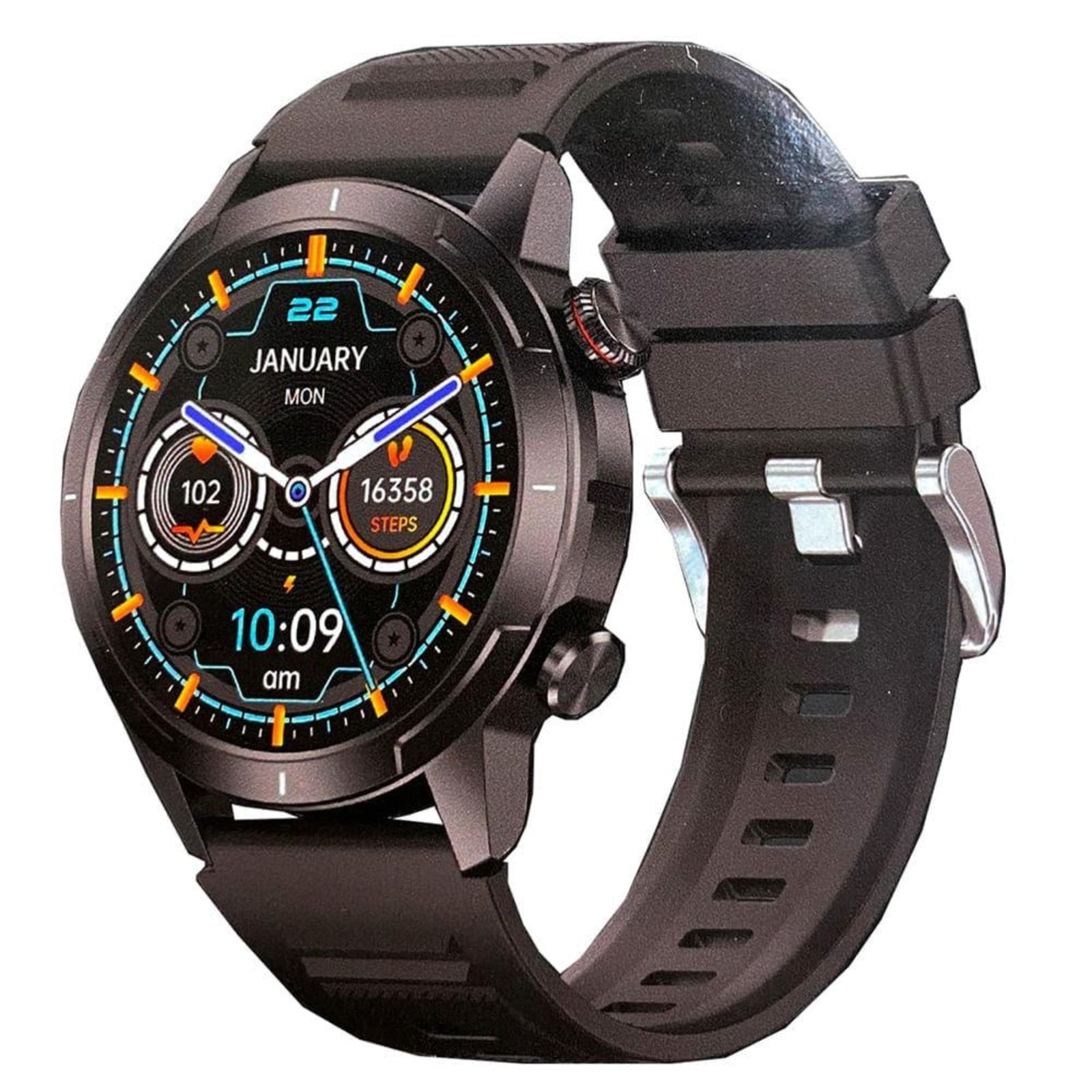 Relógio Unissex Smartwatch Tuguir Preto TGS36003 Preto