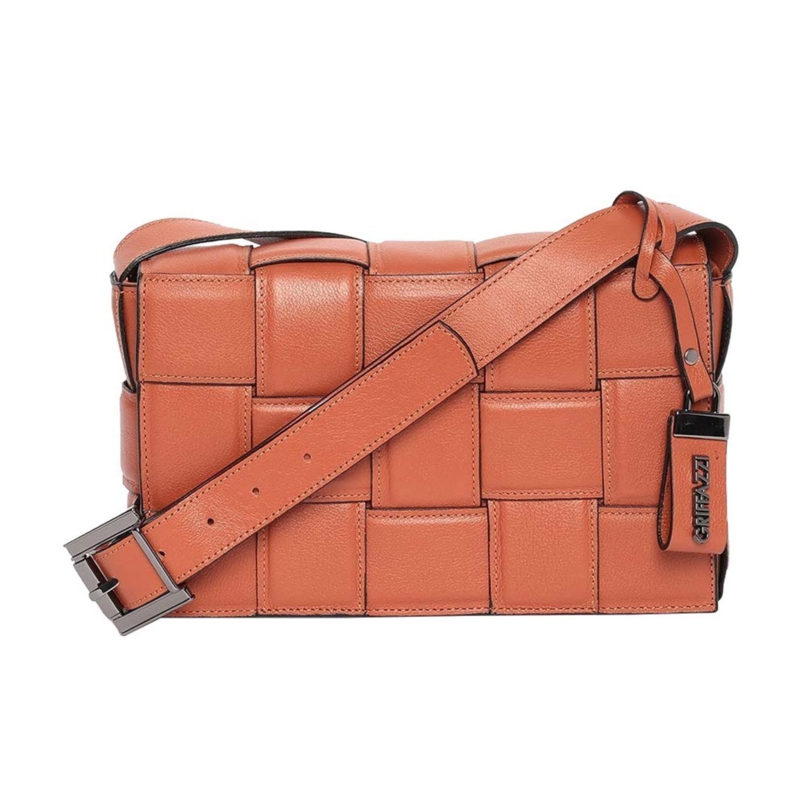 Bolsa de Couro Griffazzi Laranja