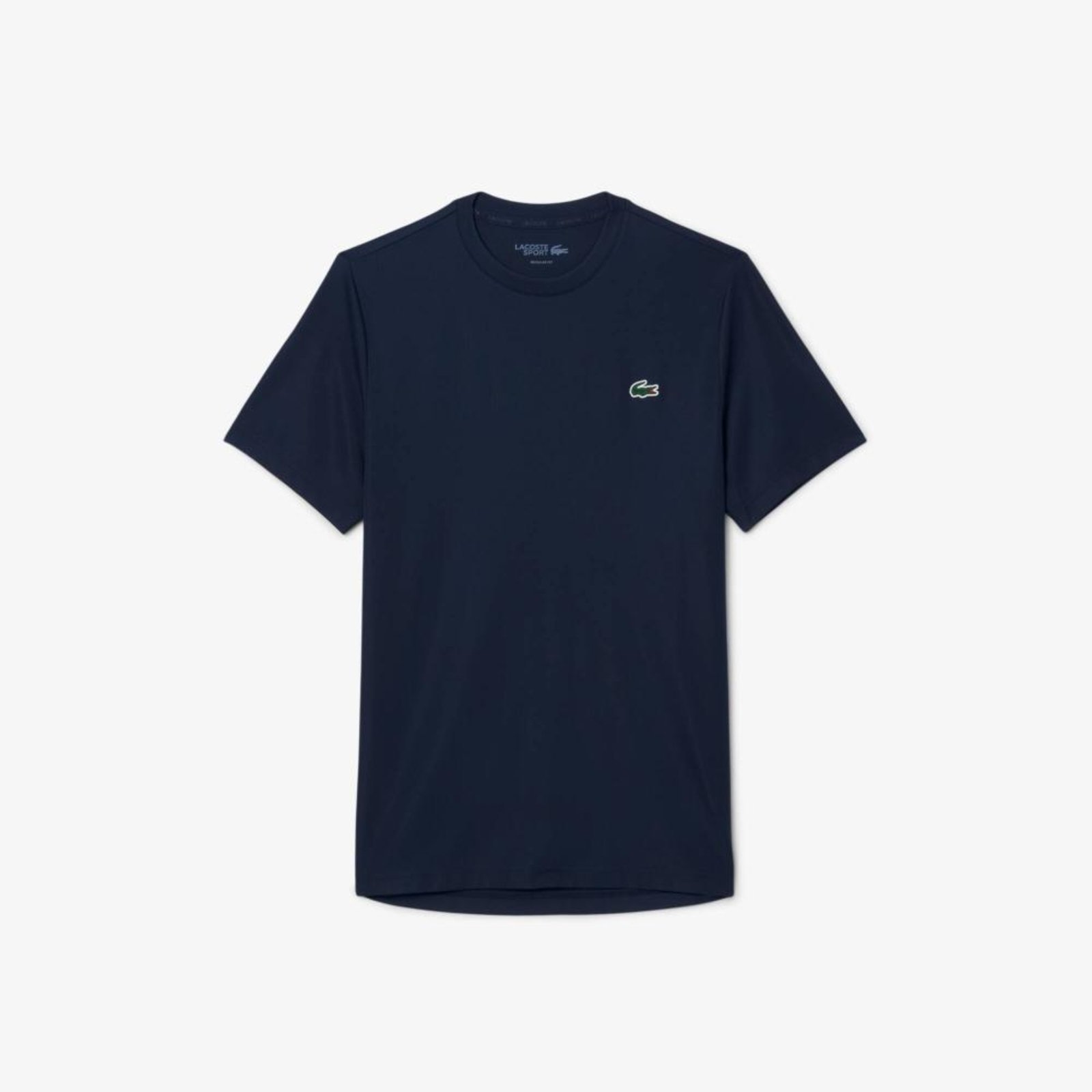 Camiseta Lacoste esportiva stretch peso leve com proteção contra UV Azul