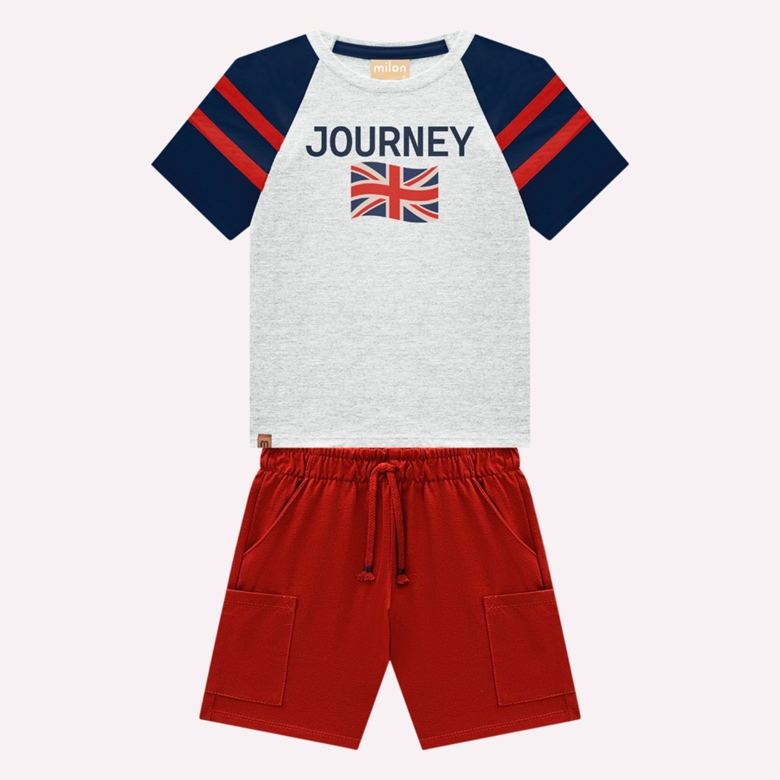 Infantil - Conjunto Menino Lettering Milon