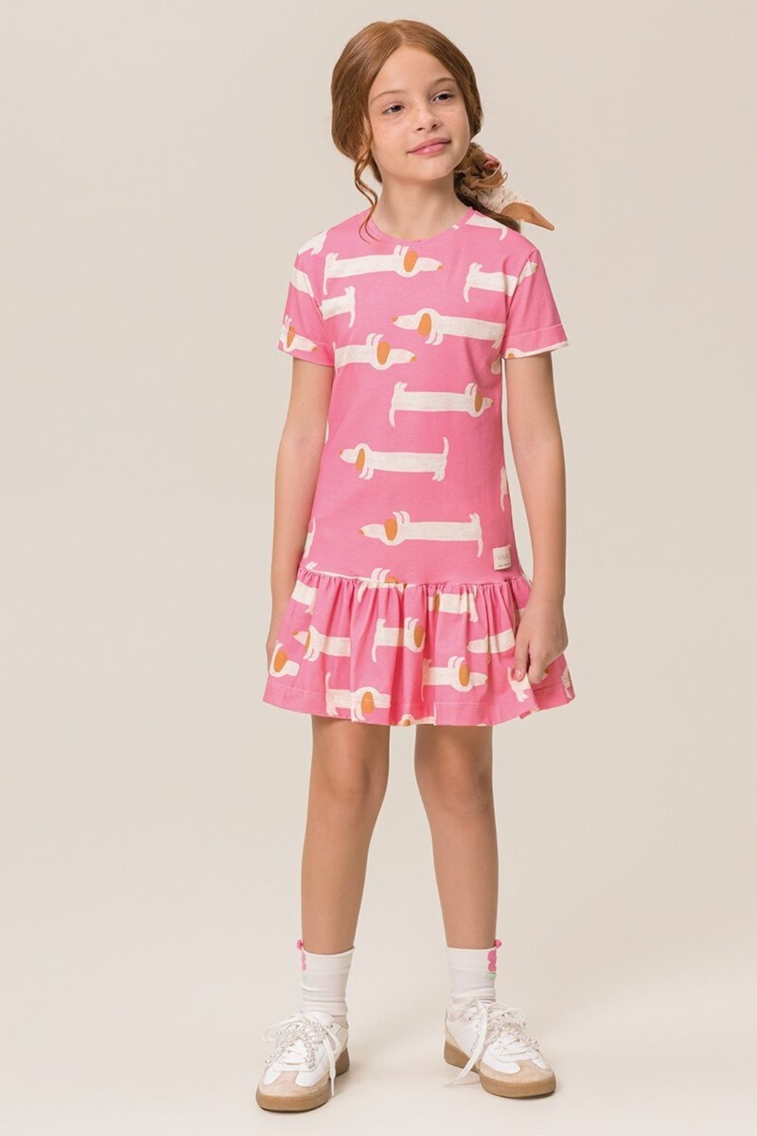 Infantil - Vestido Curto Bugbee em Cotton Estampado