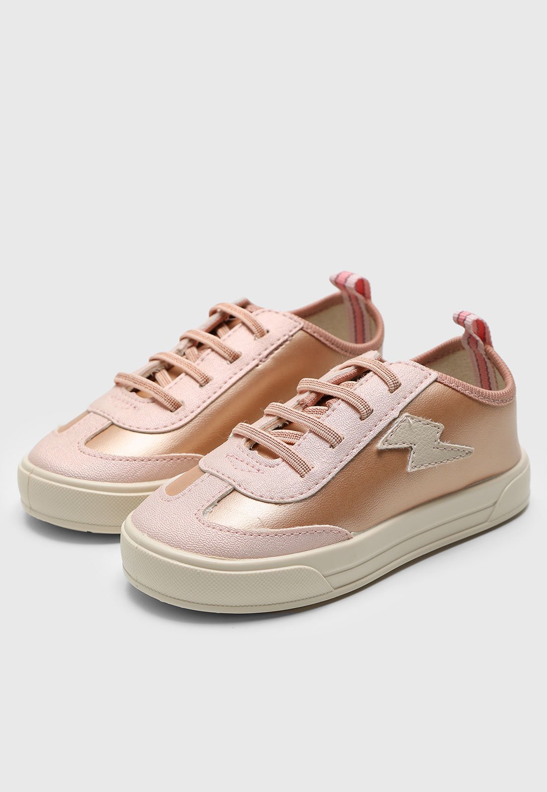 Infantil – Tênis Tricae Perolado Coral