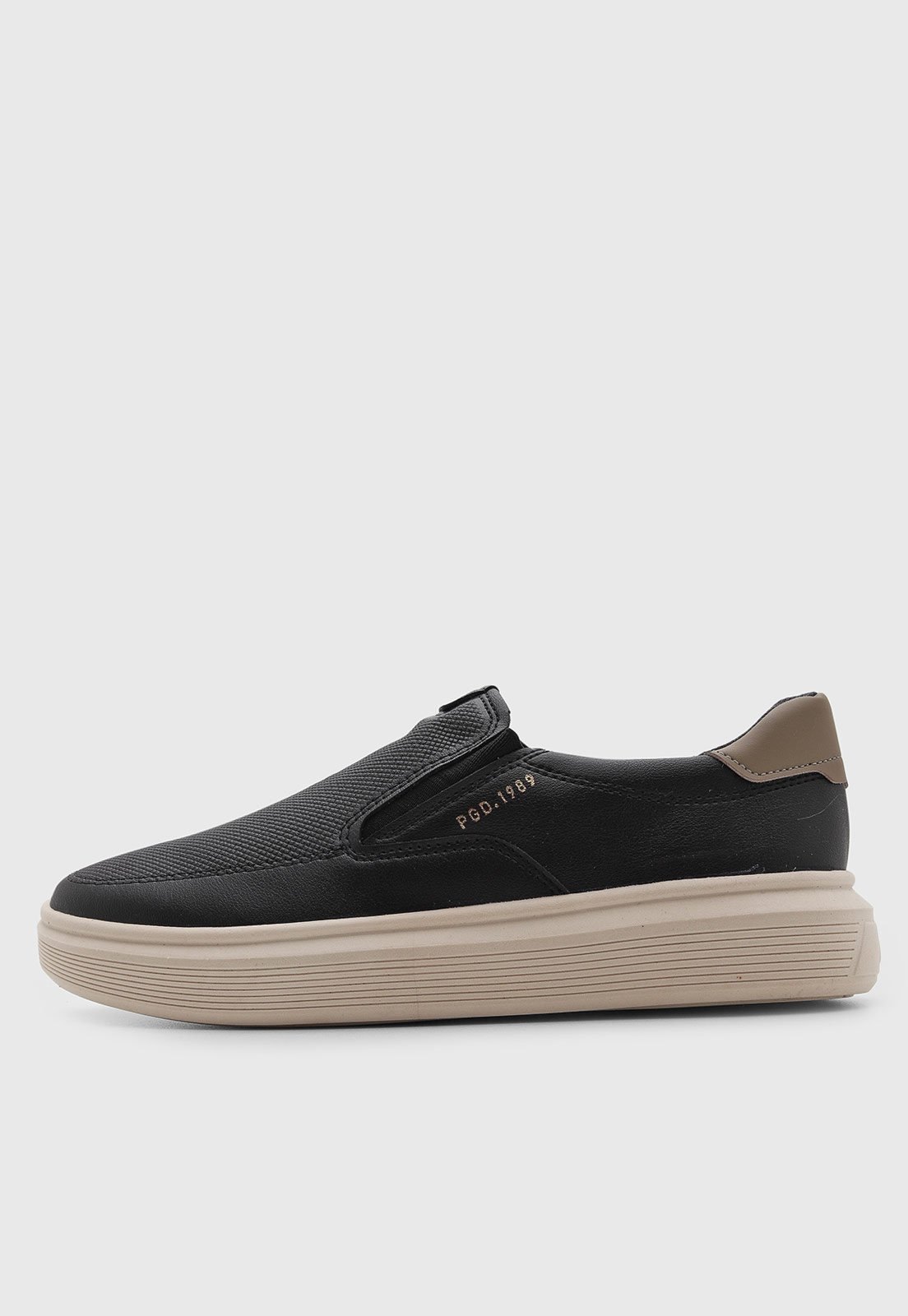 Tênis Masculino Pegada Slip On Preto