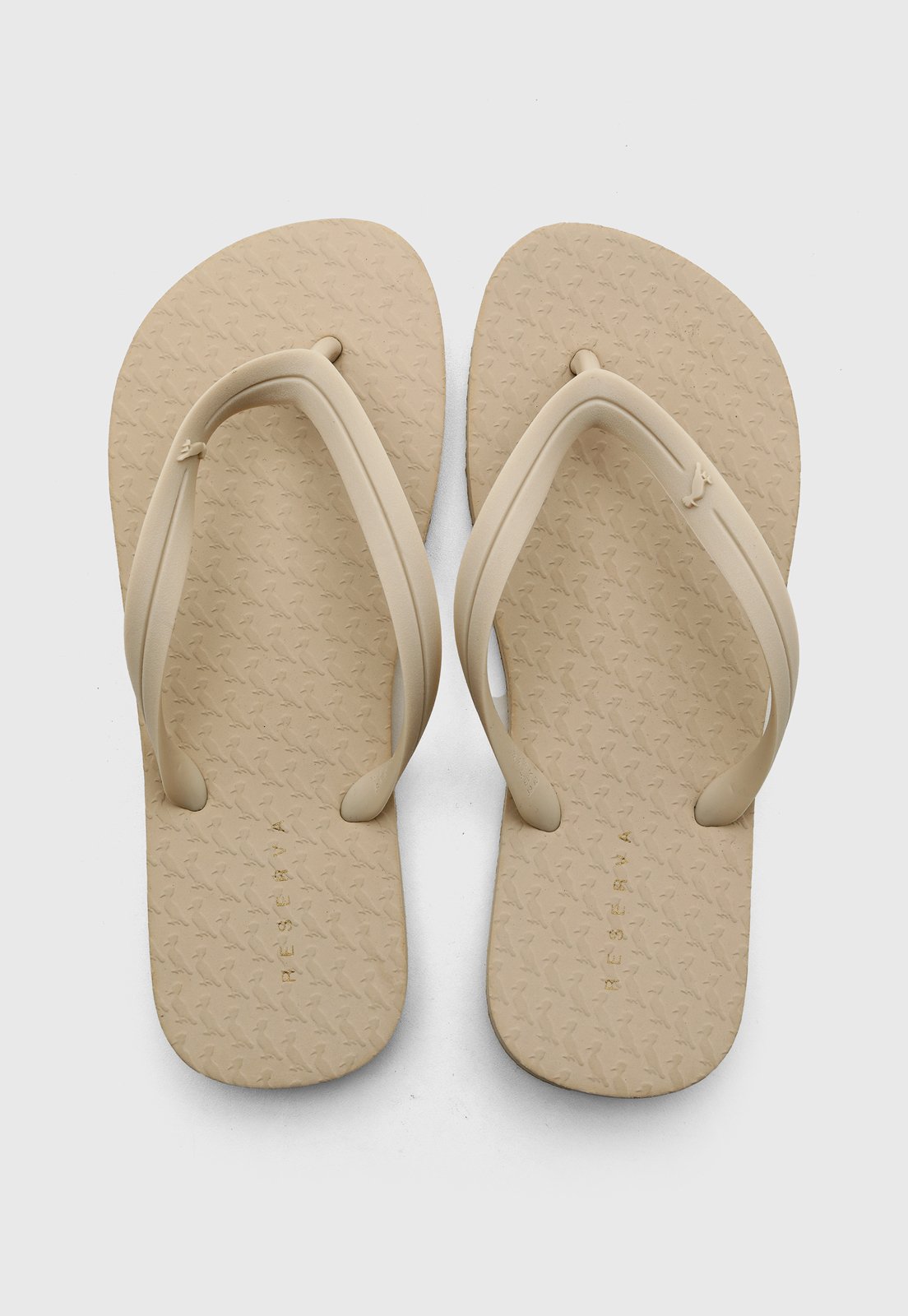 Chinelo Masculino Reserva Logo Bege