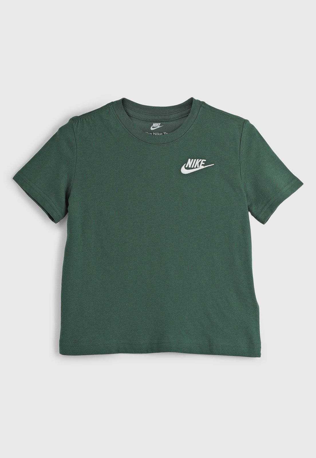 Infantil - Camiseta Nike Manga Curta Verde Escura