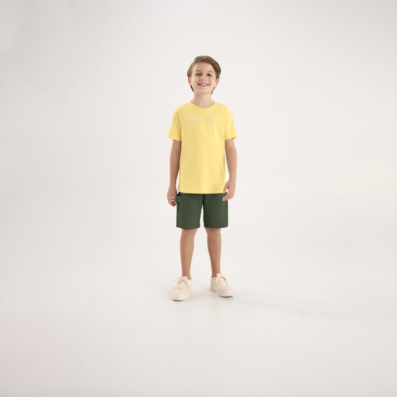 Infantil - Bermuda Verde Pulla Bulla Menino - 53862-356