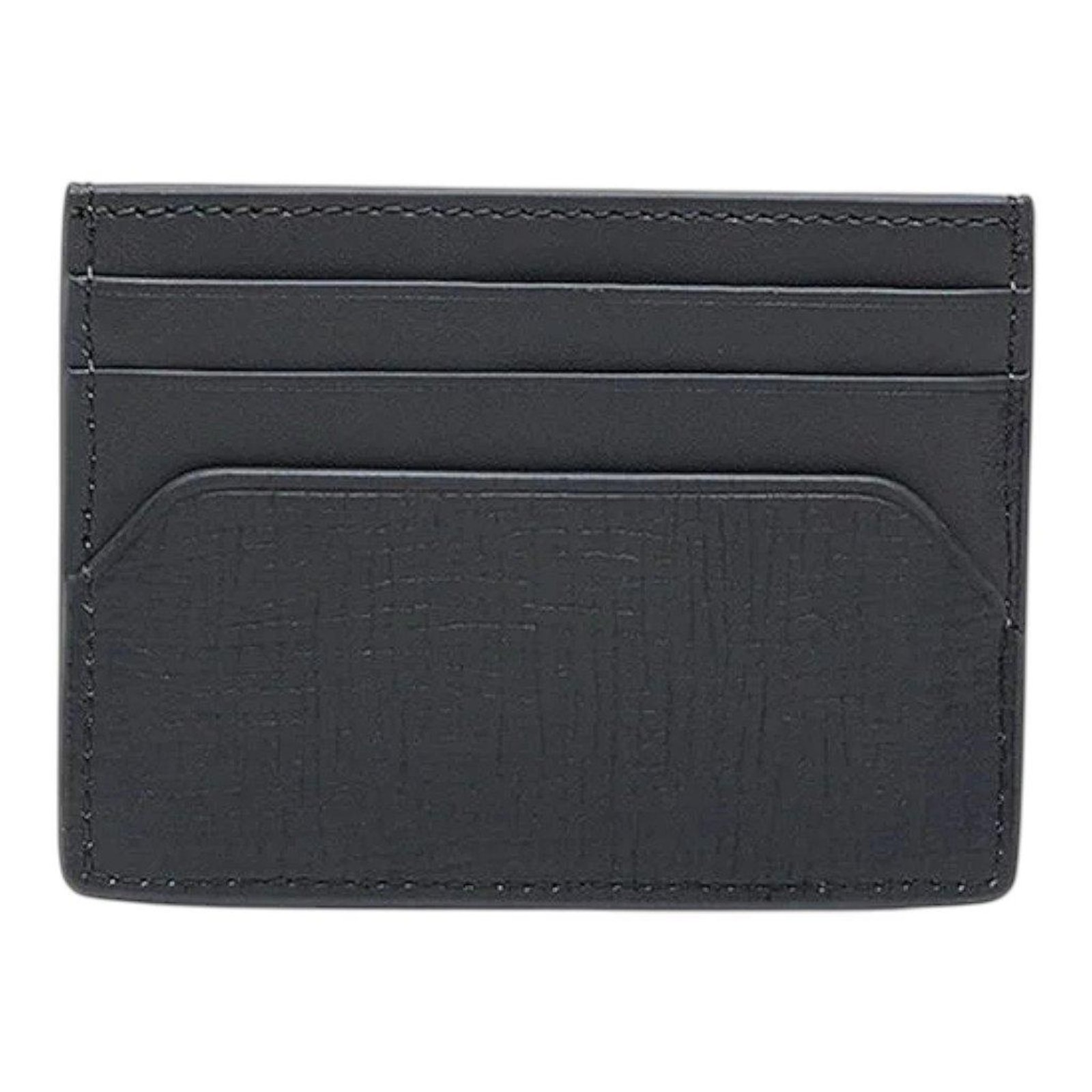 Vista 3 Carteira Tommy Hilfiger Flag Cc Holder Couro Cinza Escuro preto Tommy Hilfiger preto
