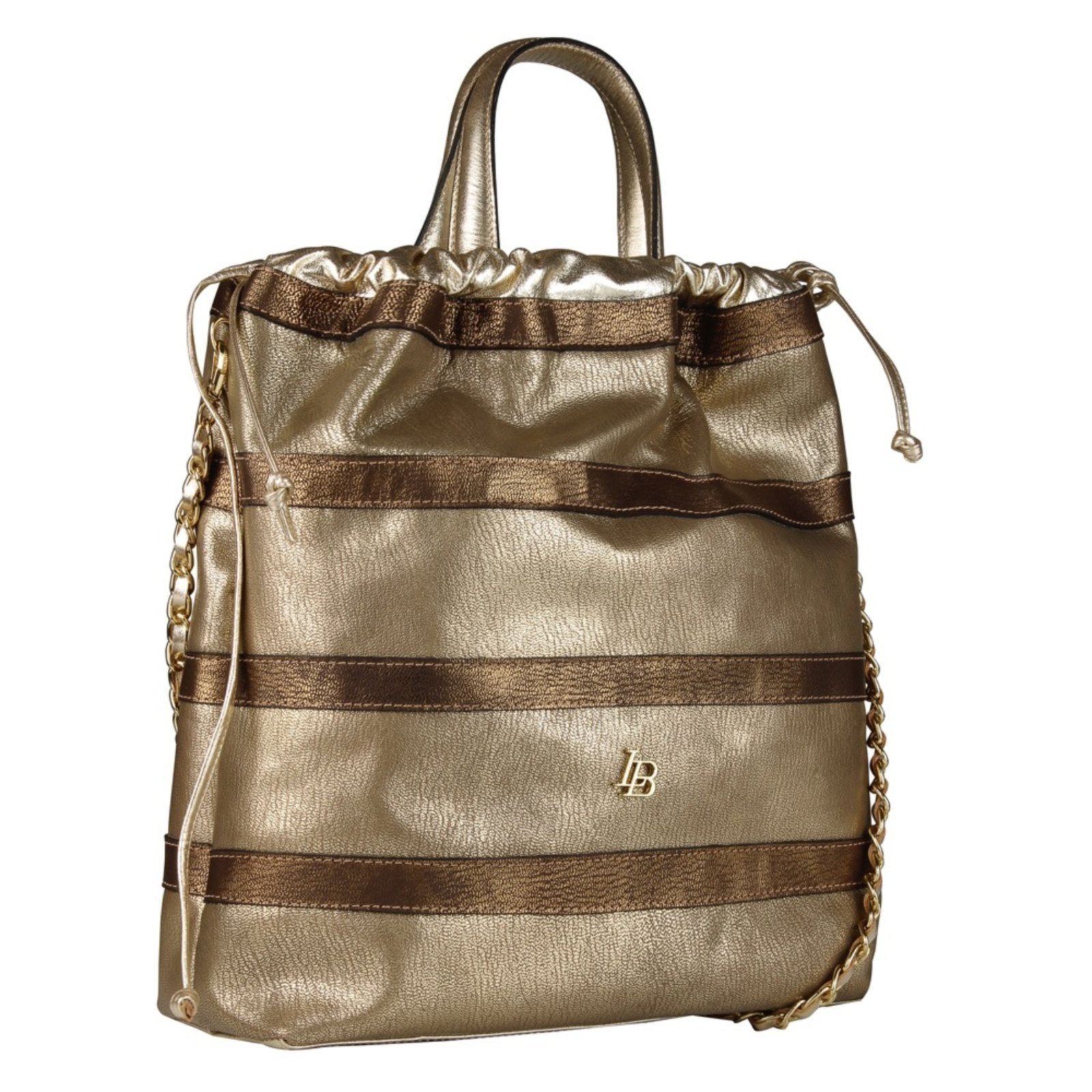 Bolsa Grande Ana Maria Linea Bella 5543 Dourado