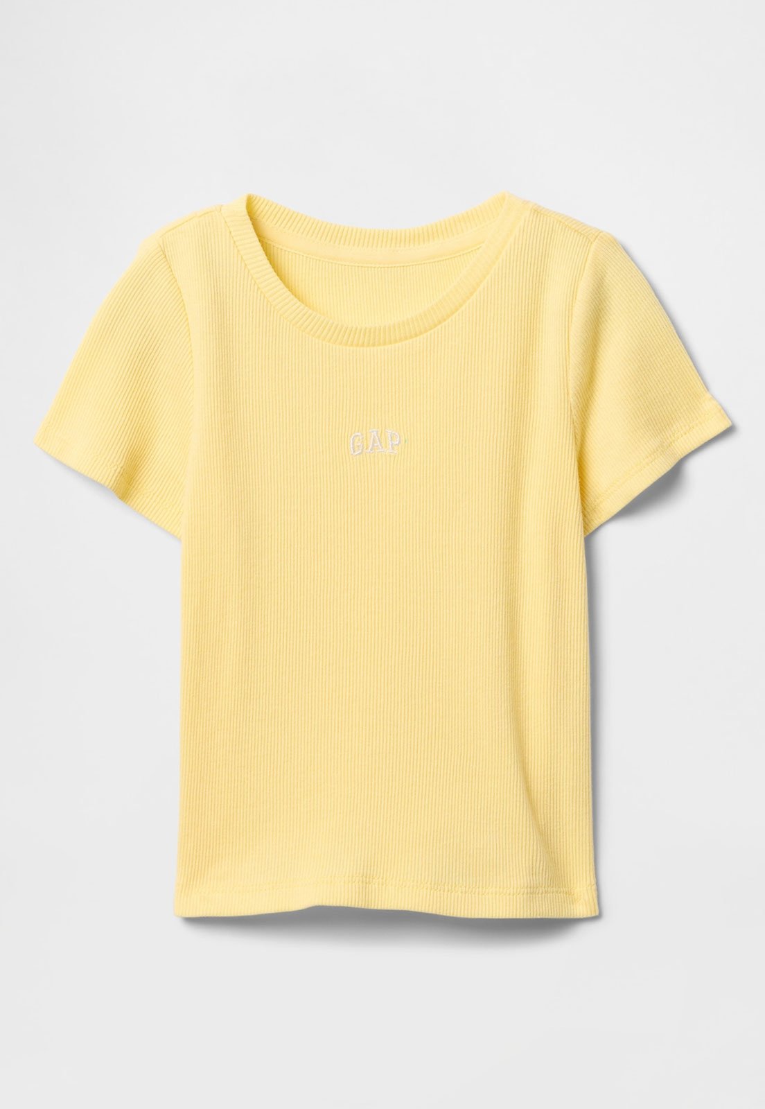 Camiseta GAP Canelada Amarela
