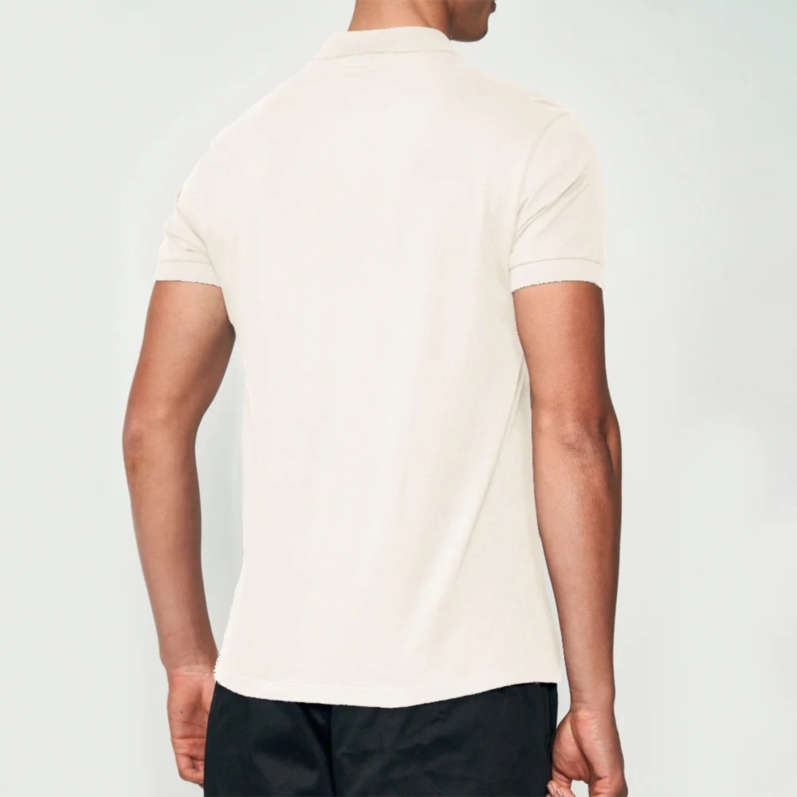 Vista 3 Camisa Polo Colcci Lisa Ou25 Off White Masculino amarelo white Colcci amarelo white