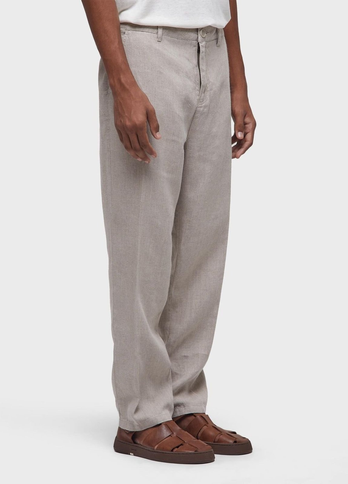Vista 3 Calça alfaiataria linen classic new Osklen off-white Osklen off-white