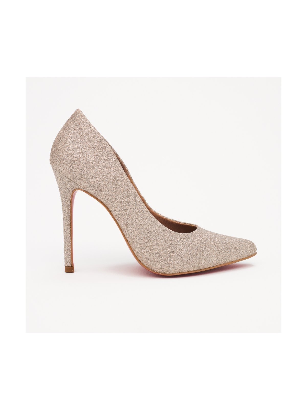 SCARPIN HELO DI VALENTINI GLITTER- SOLA VERMELHA