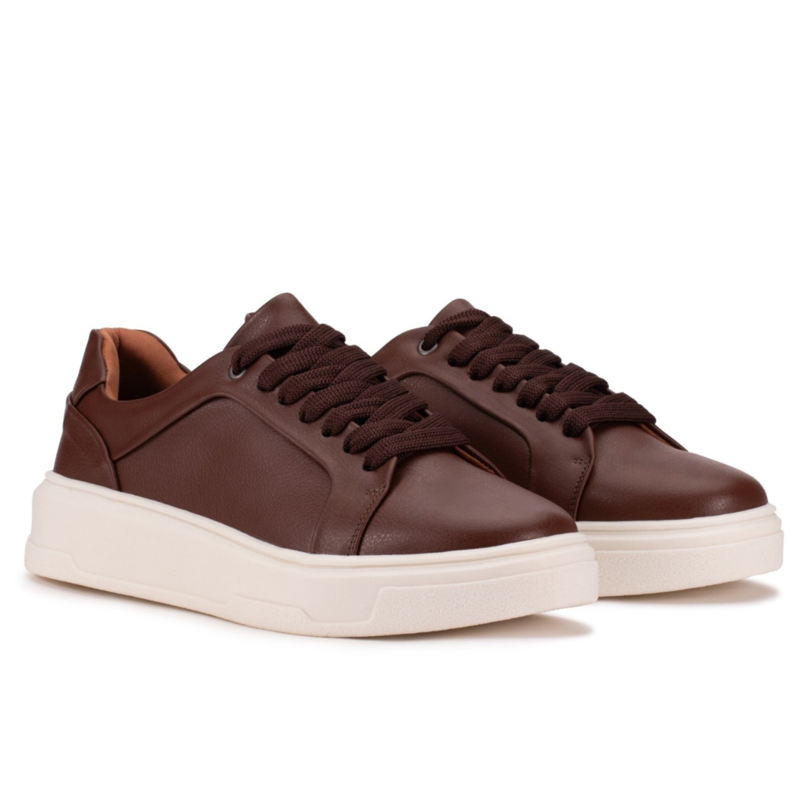 Sapatenis Masculino Casual Premium Confortável Café Urbanzi