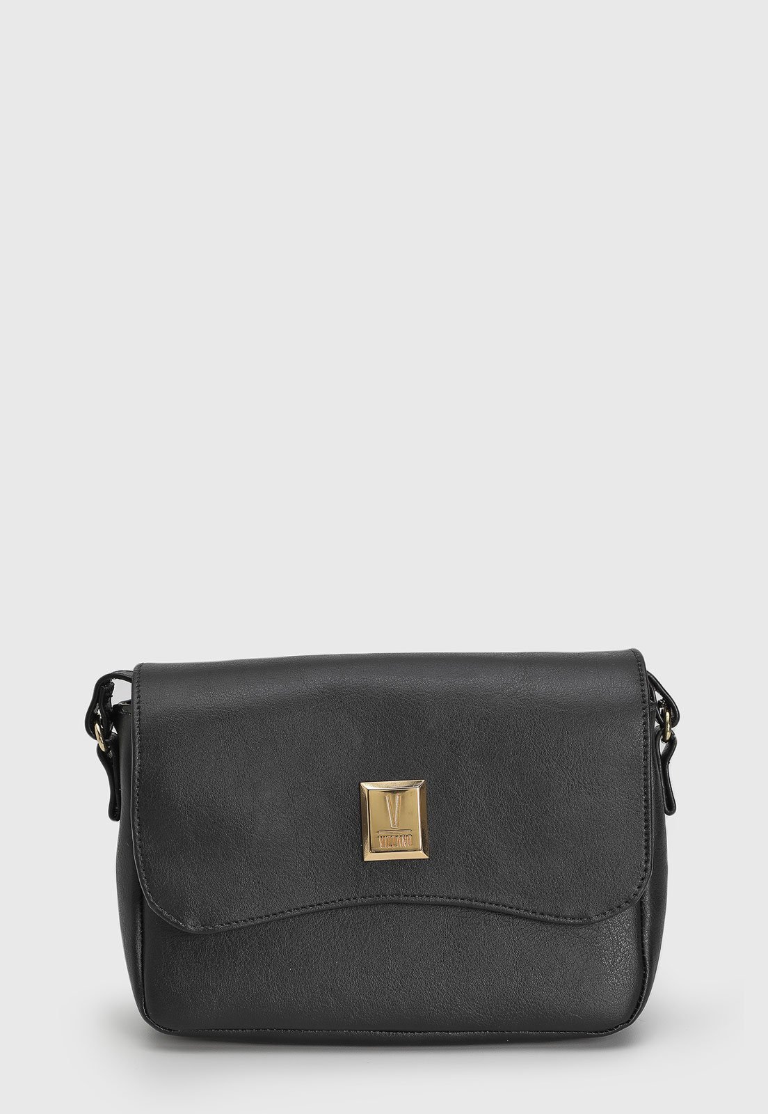 Bolsa Feminina Vizzano Detalhe Metálico Preta
