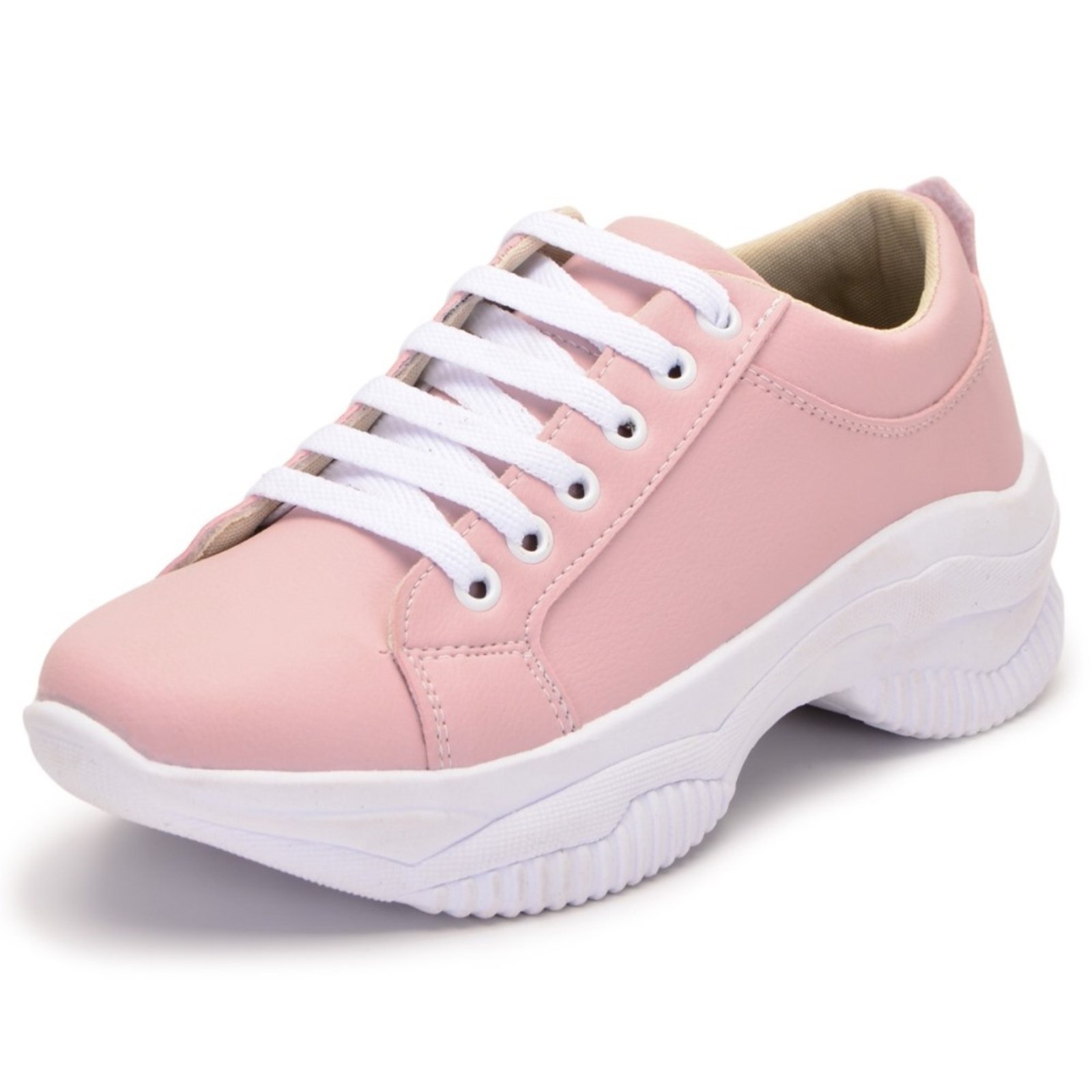 Tênis Feminino Chunky Plataforma Peccato Clube do Sapato de Franca DFT Gym Up Rosa