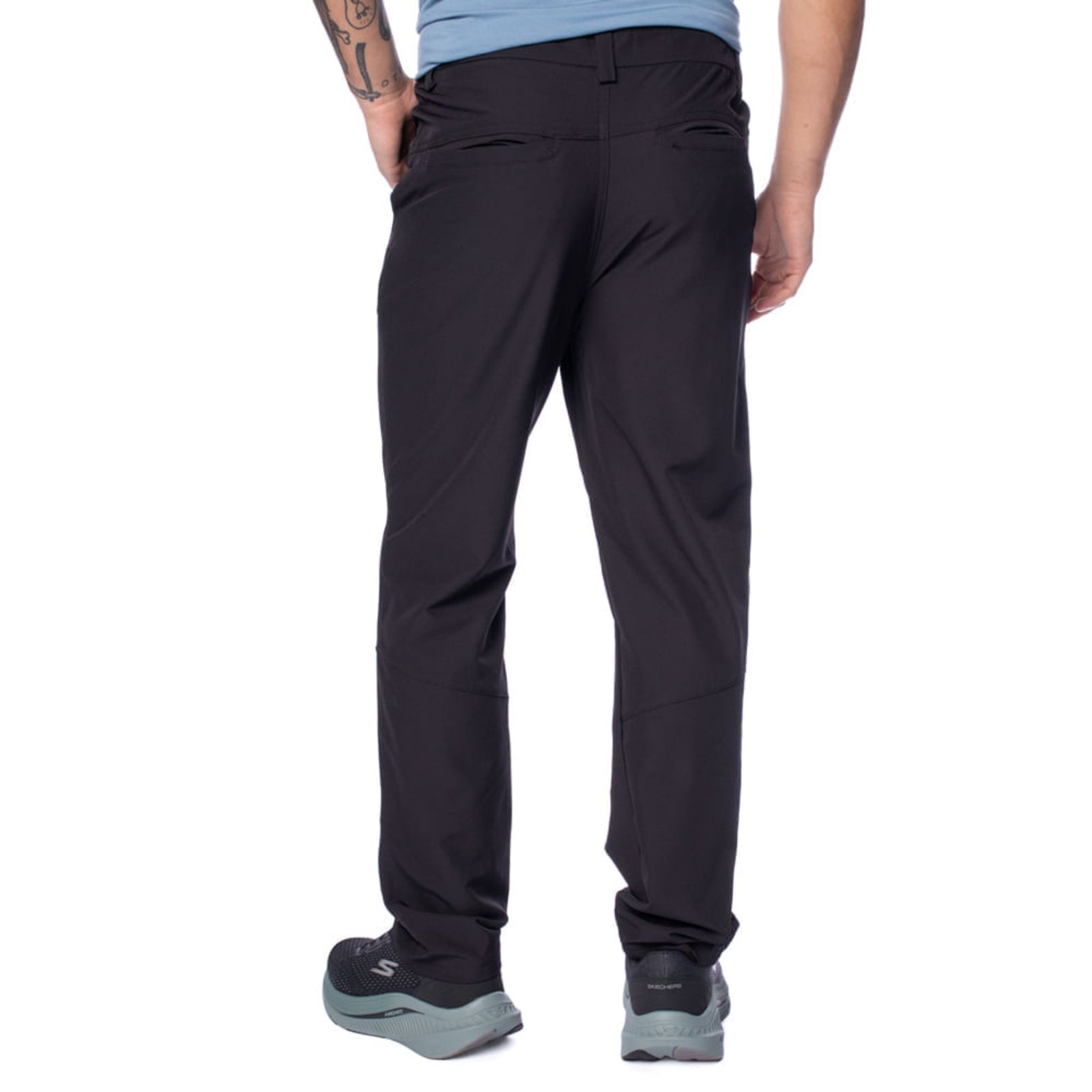 Vista 3 Calça Masculina Gangster Tactel Reta preto Gangster preto
