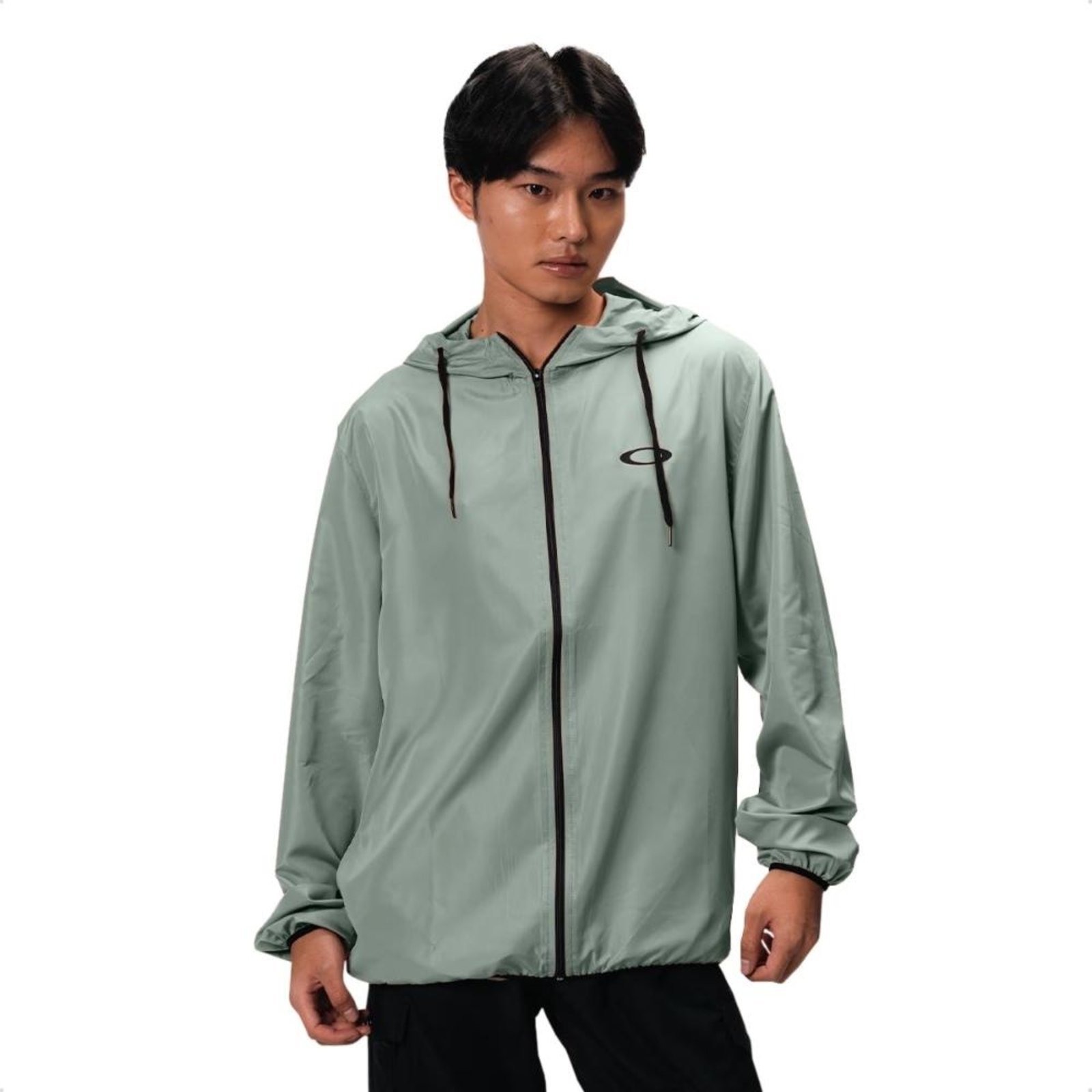 Jaqueta Oakley Masculina Essential Windbreaker Cinza