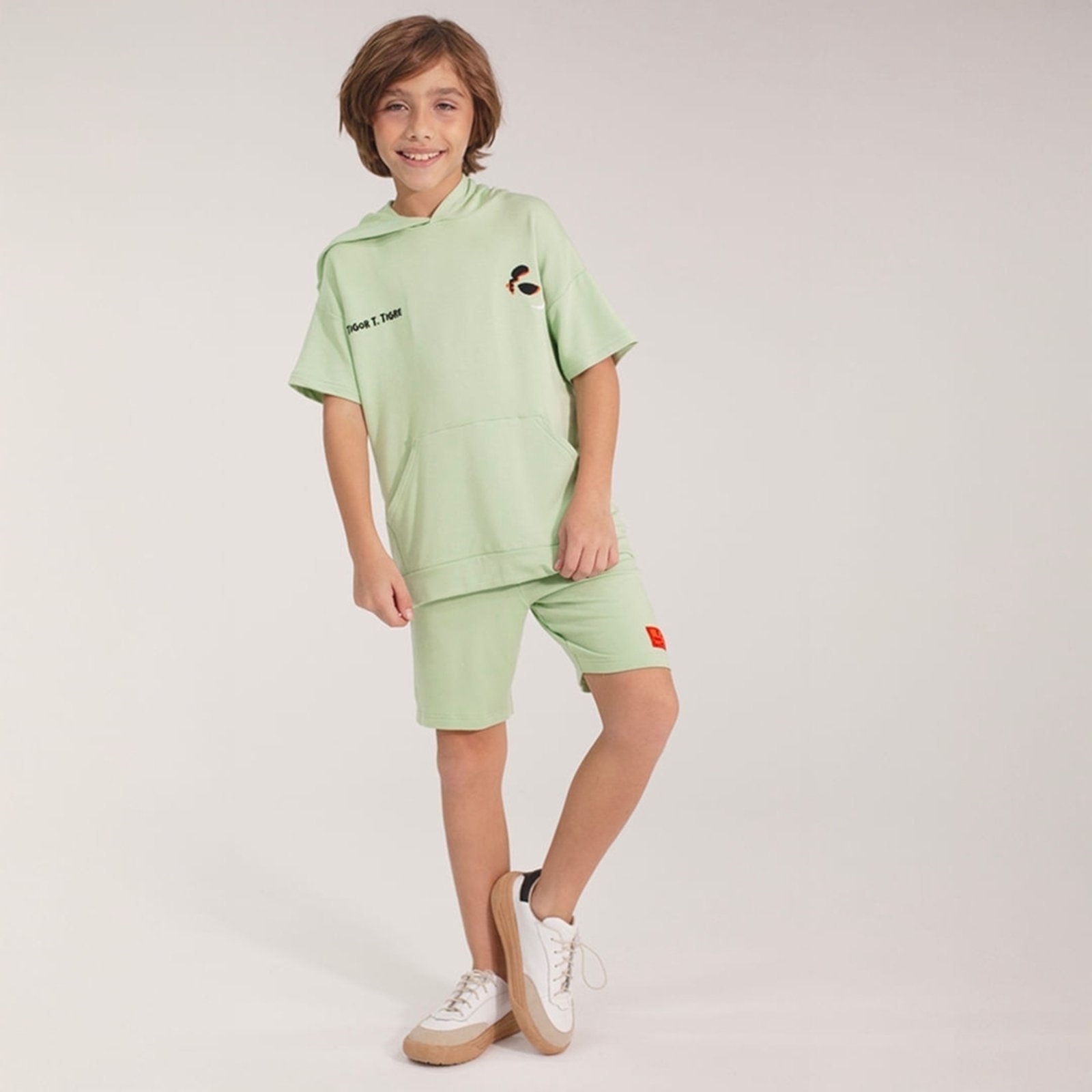 Infantil - Conjunto Curto Masculino Tigor T. Tigre