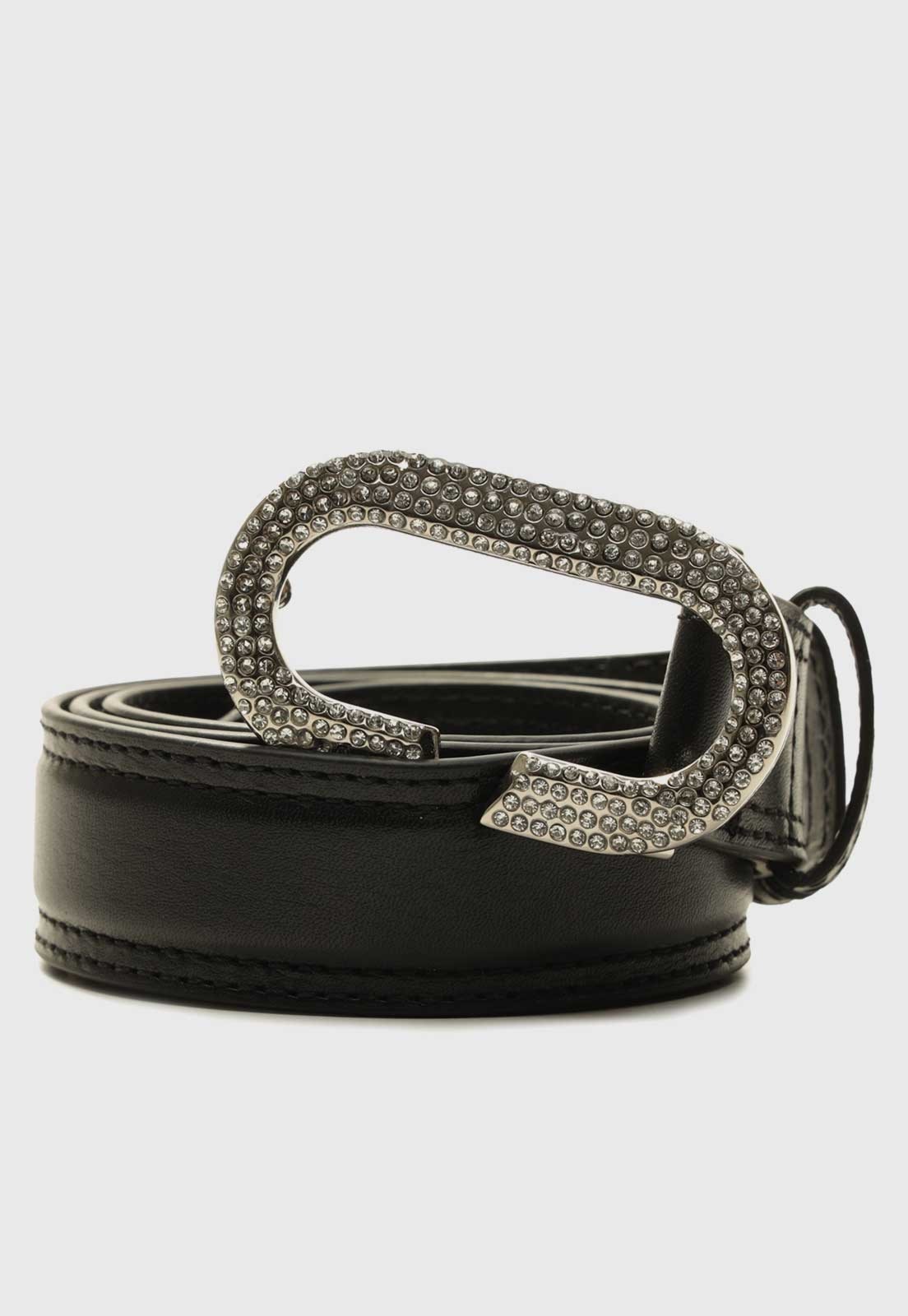 Cinto Feminino Vicenza Couro Preto